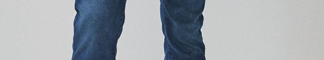 Buy Next Men Blue Slim Fit Mid Rise Clean Look Stretchable Jeans ...