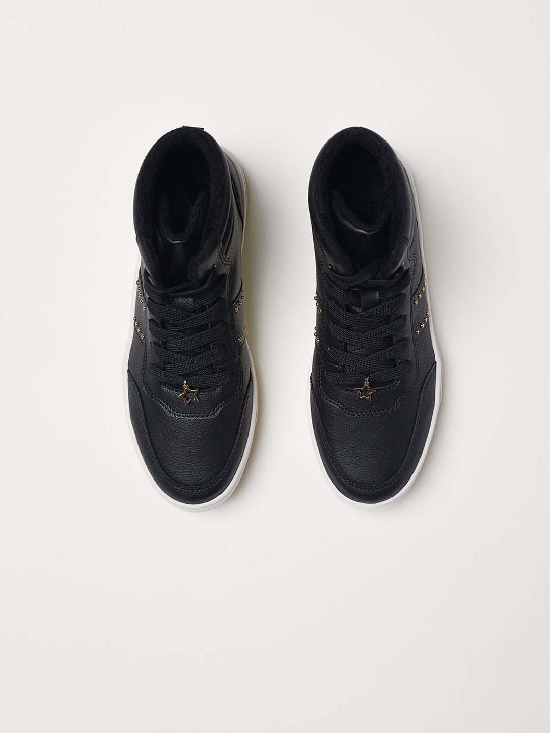 Buy H&M Girls Black Hi Top Trainers Casual Shoes for Girls 10514686