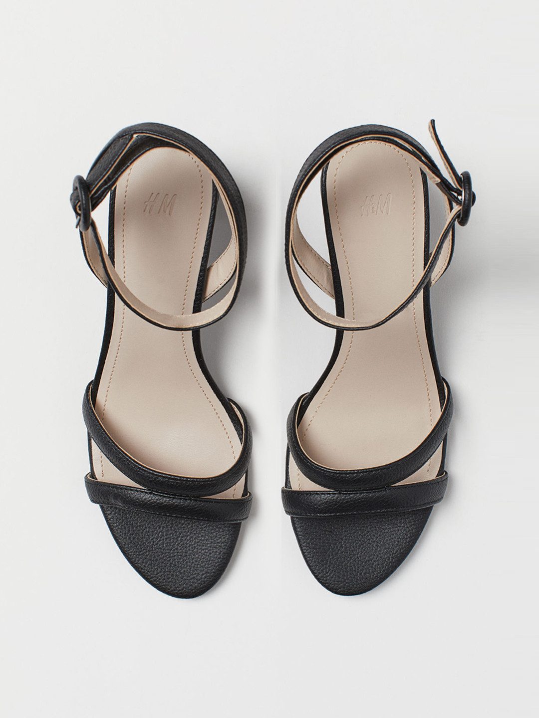 Buy H&M Women Black Sandals Heels for Women 10516750 Myntra