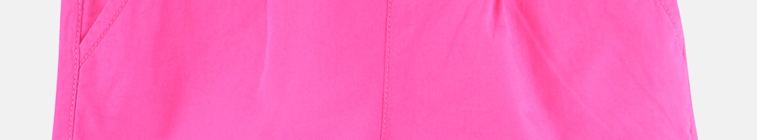 Buy Beebay Girls Pink Solid Regular Fit Regular Shorts - Shorts for ...