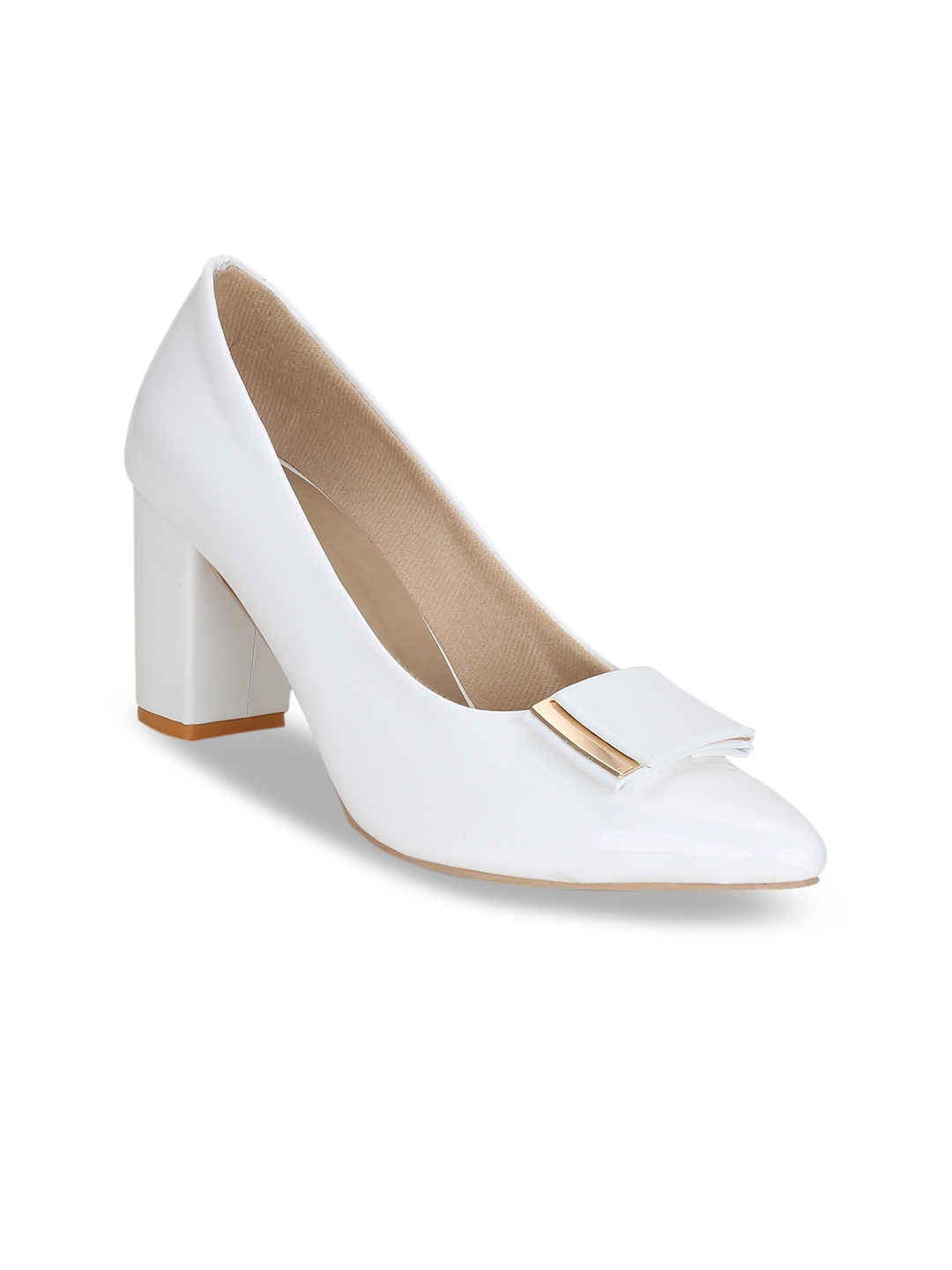 basic white pumps