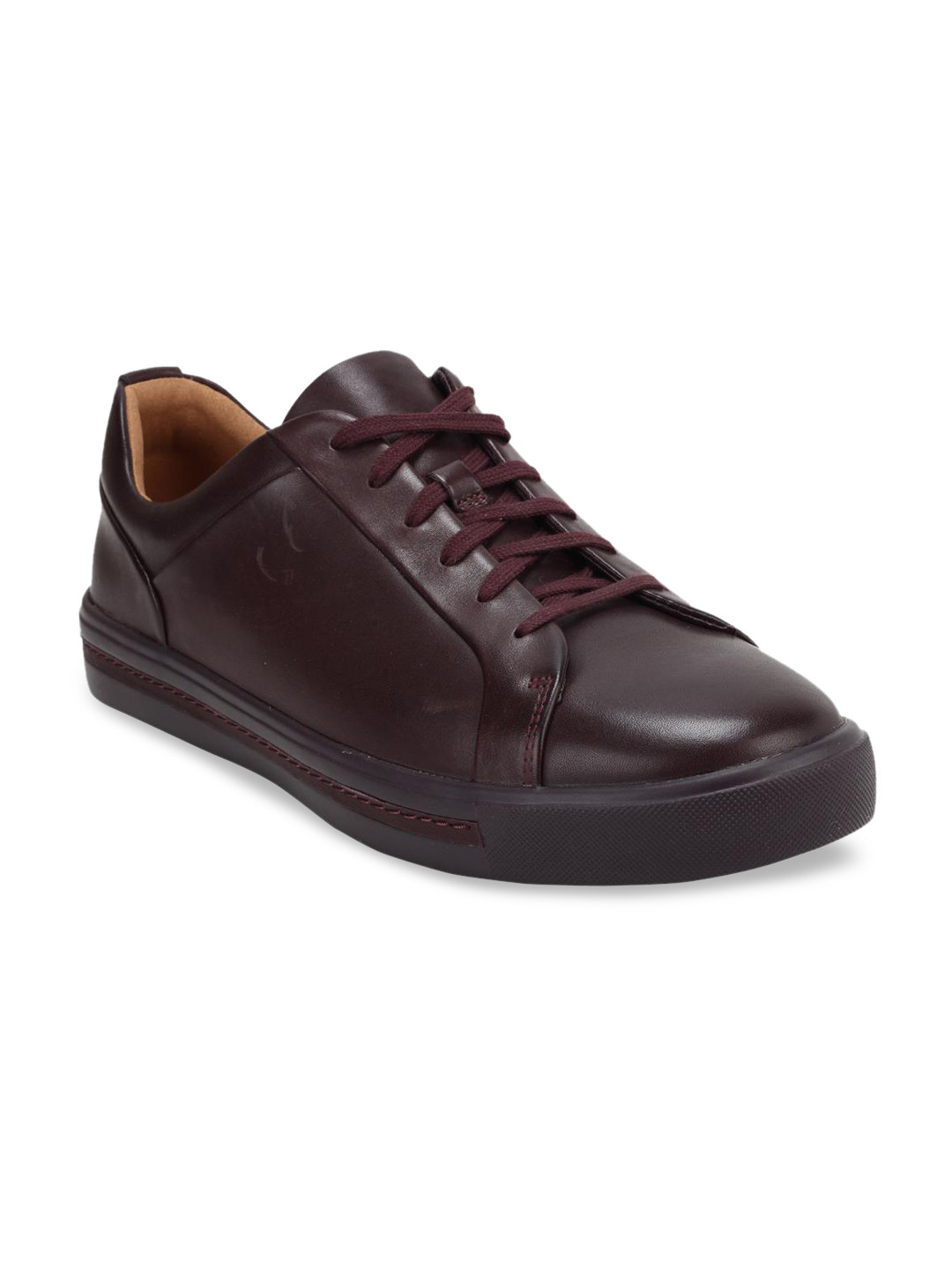 clarks leather sneakers womens