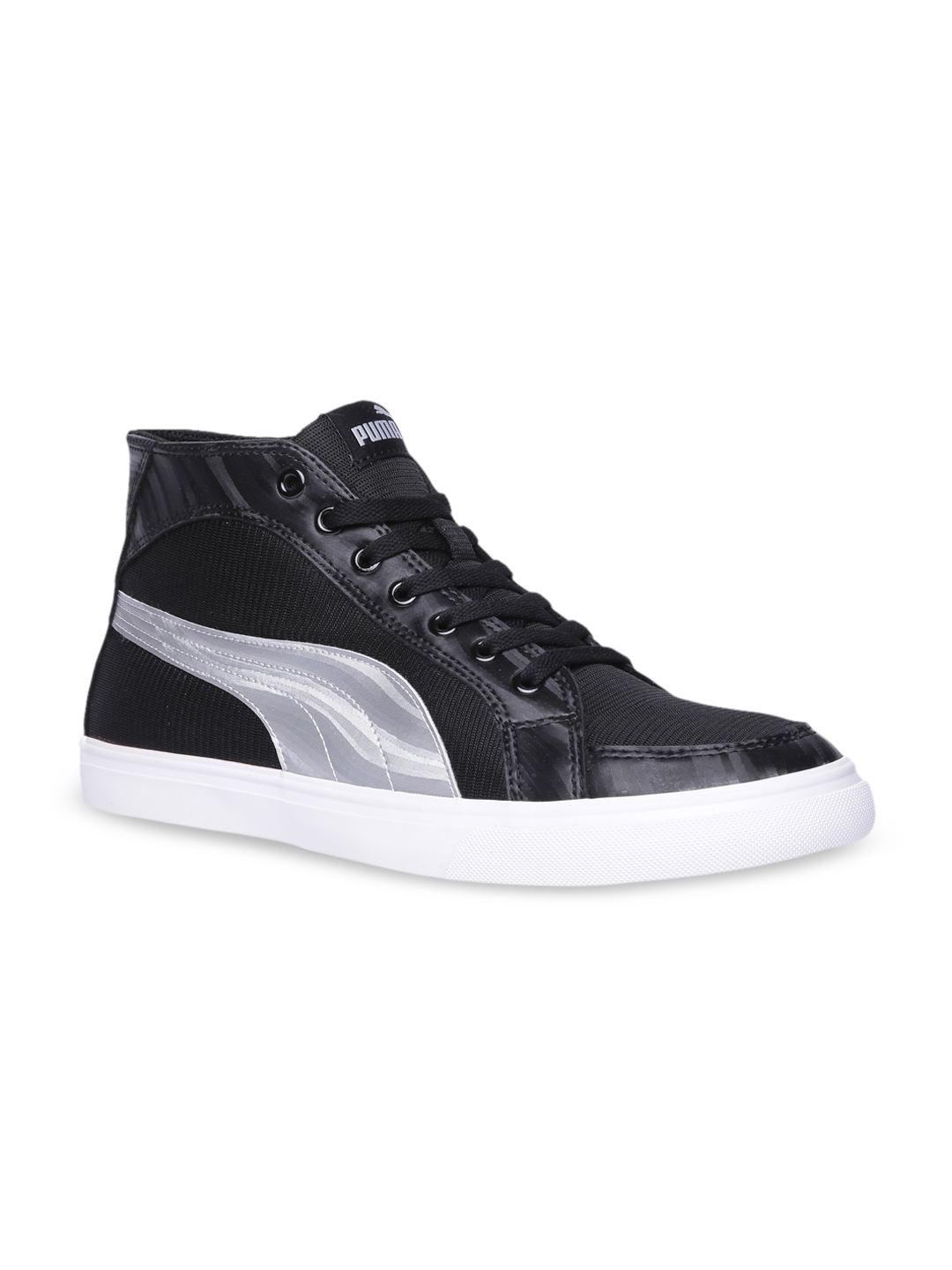 Buy Puma Men Black Hip Hop Mid Knit Styx Sneakers - Casual Shoes for ...