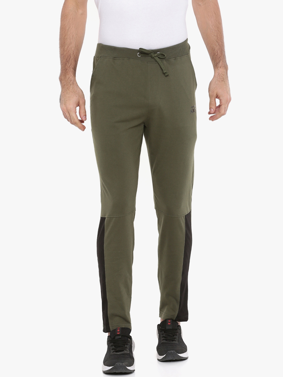 mens green track pants