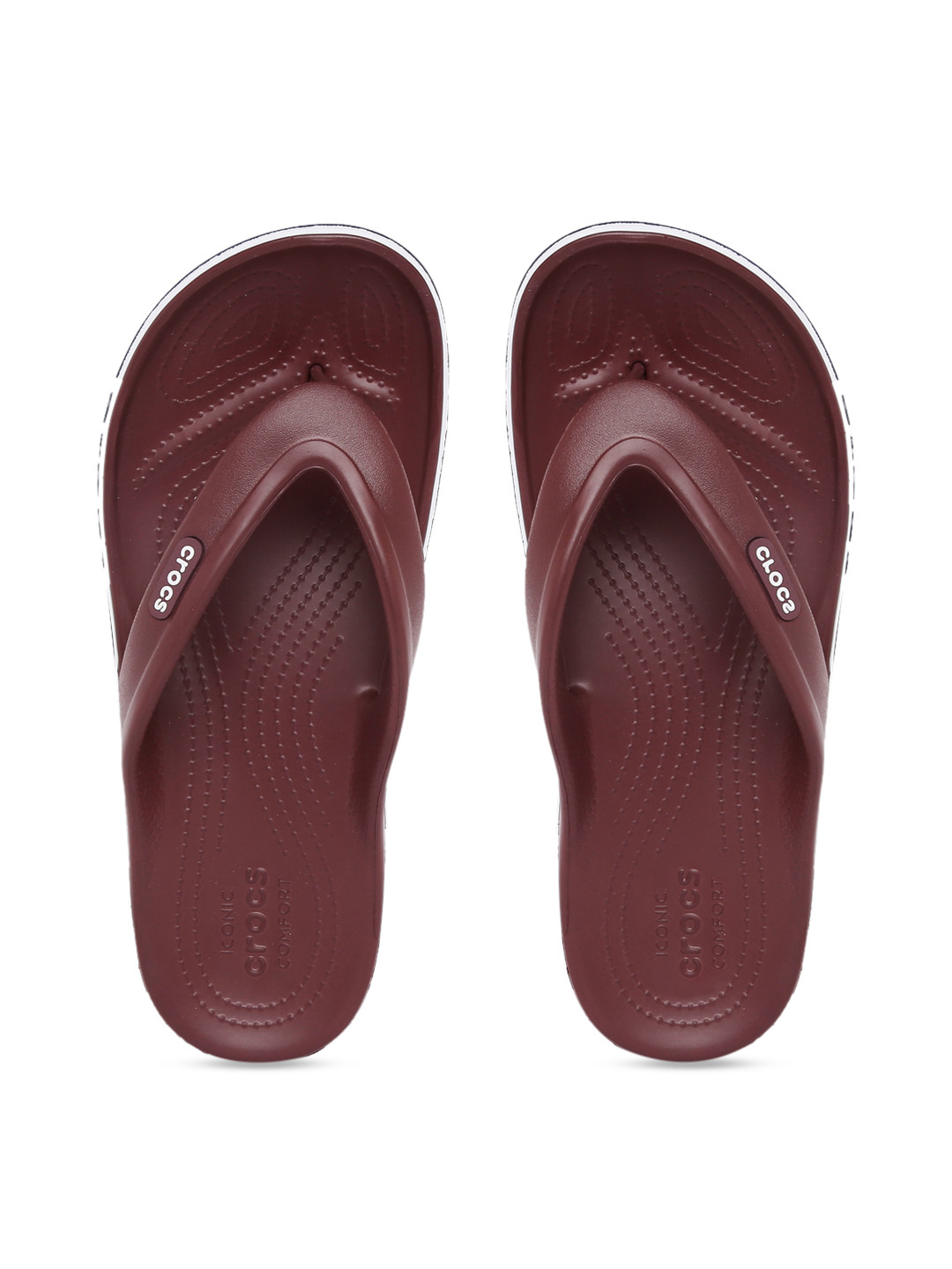 FC14 Crocs Baya Flip Flop Thong Sandals Brown