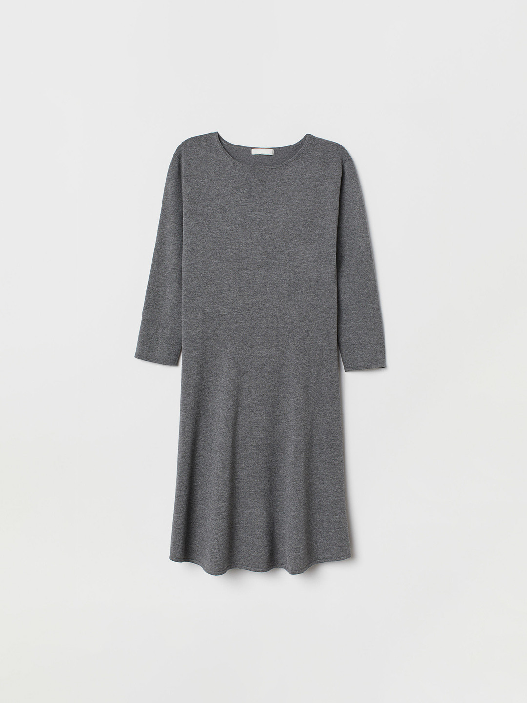 Buy H&M Women Grey Solid Fine Knit Dress Dresses for Women 10379011