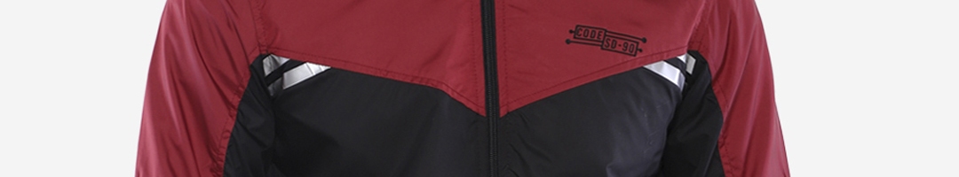 Buy Duke Men Black & Red Colourblocked Jacket - Jackets for Men ...