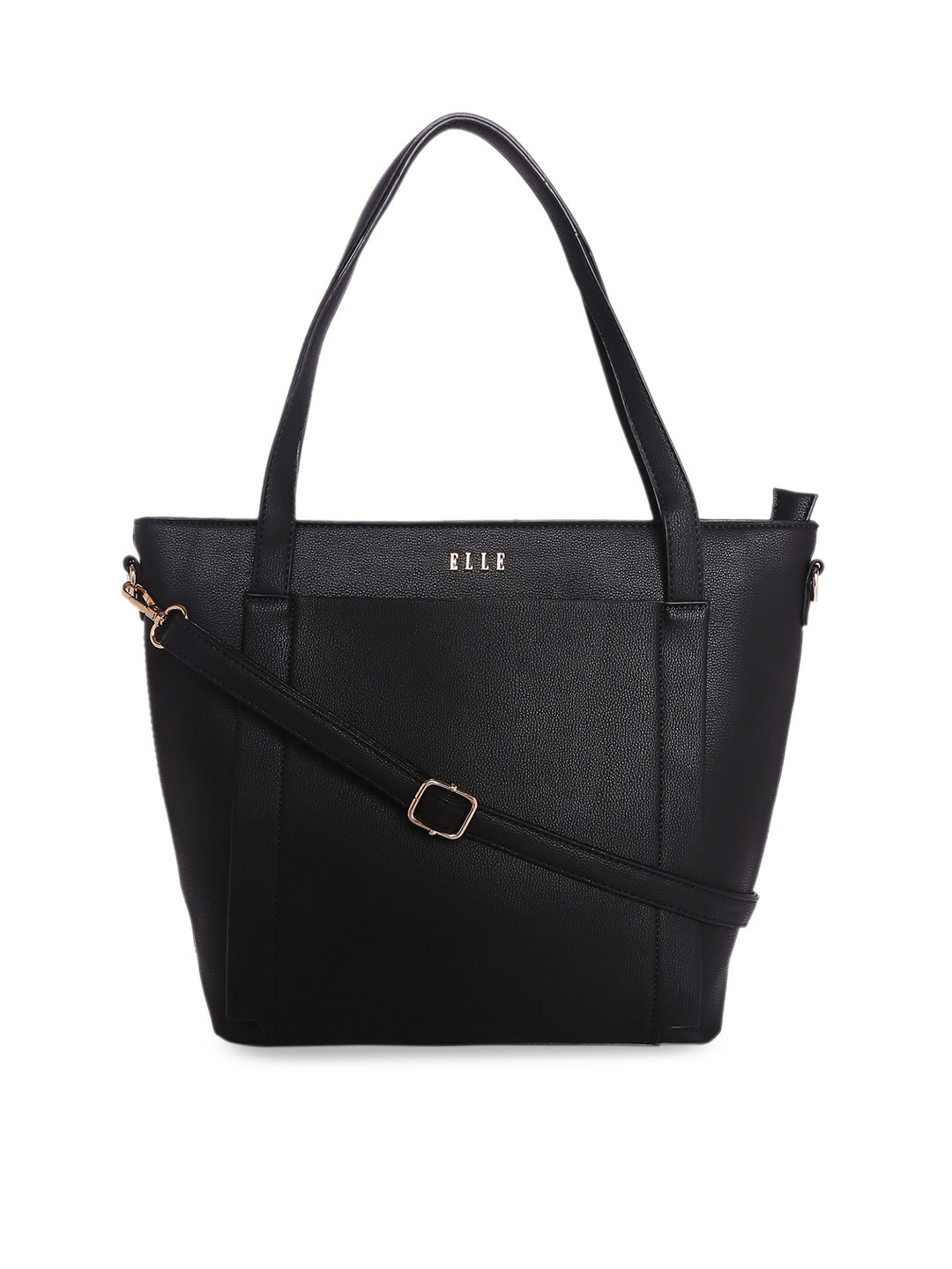 Buy ELLE Black Solid Handheld Bag Handbags for Women 10573632 Myntra