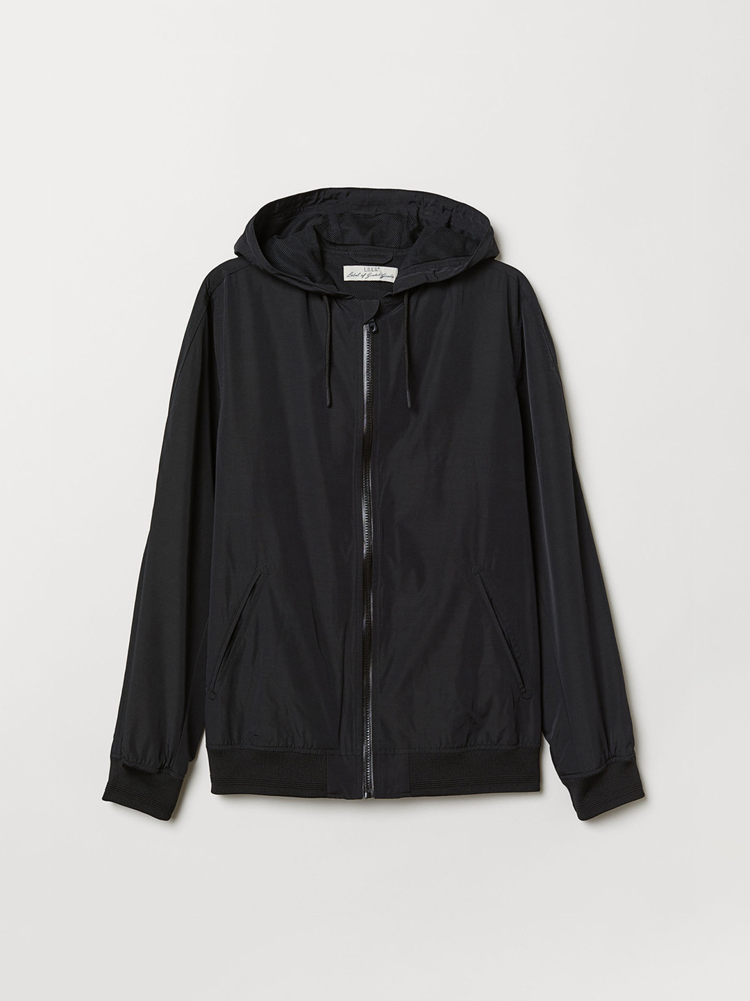 Buy H&M Men Black Solid Windbreaker Jackets for Men 10381945 Myntra