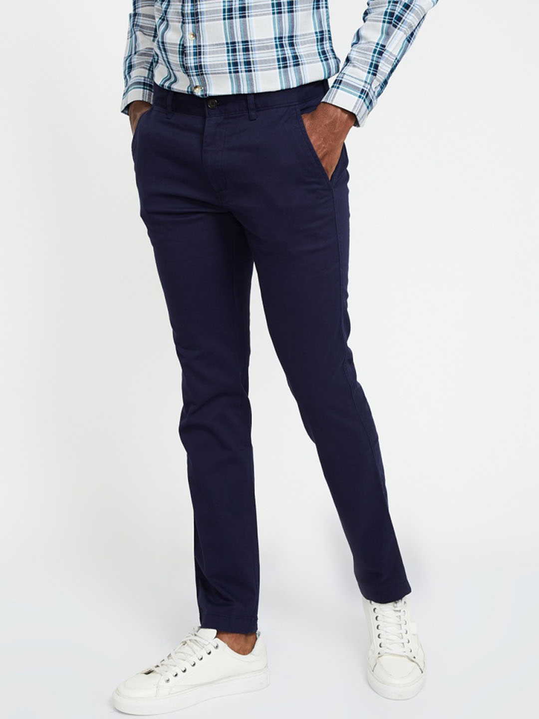 navy blue chinos
