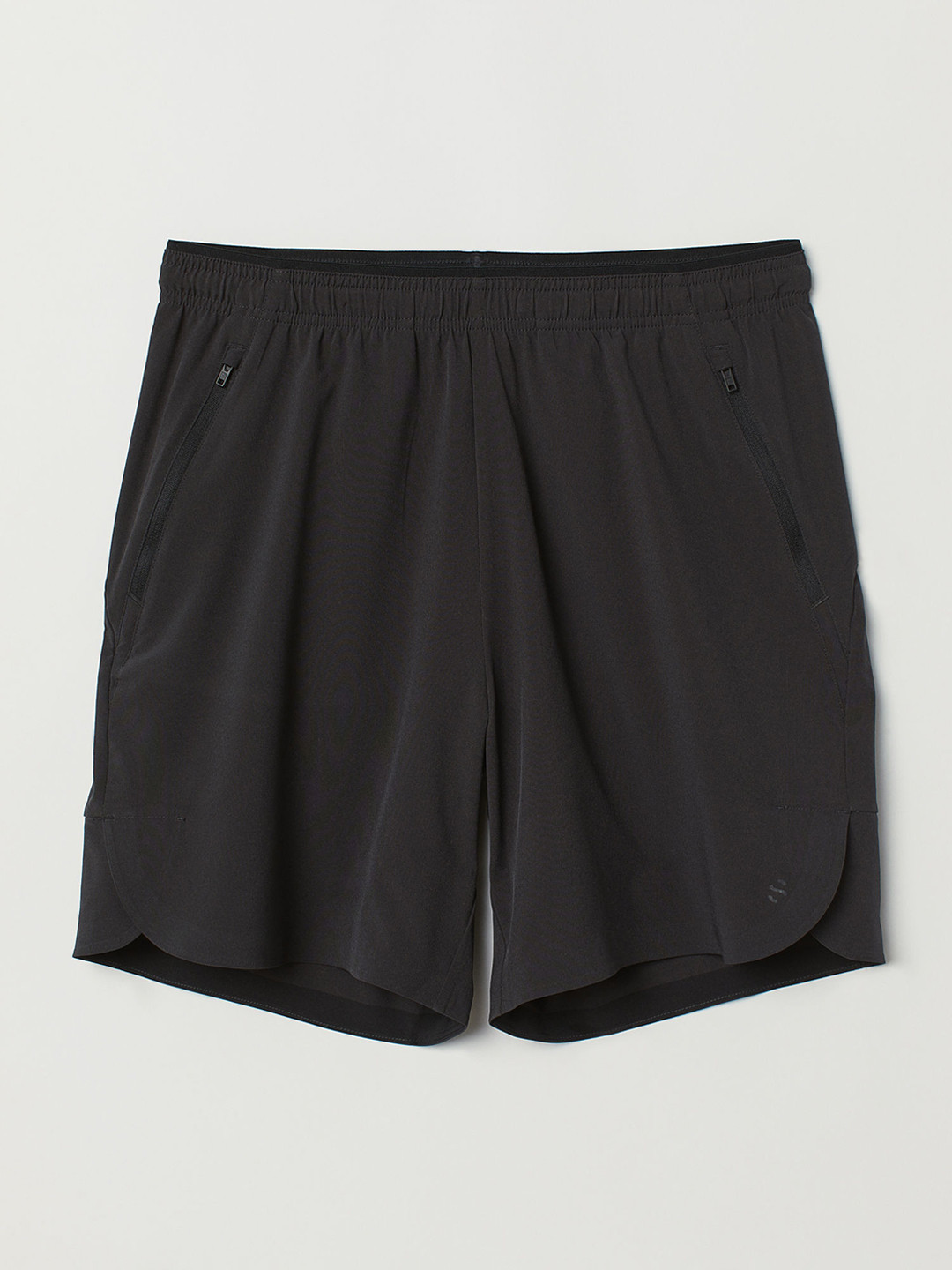 Buy H&M Men Black Solid Sports Shorts Shorts for Men