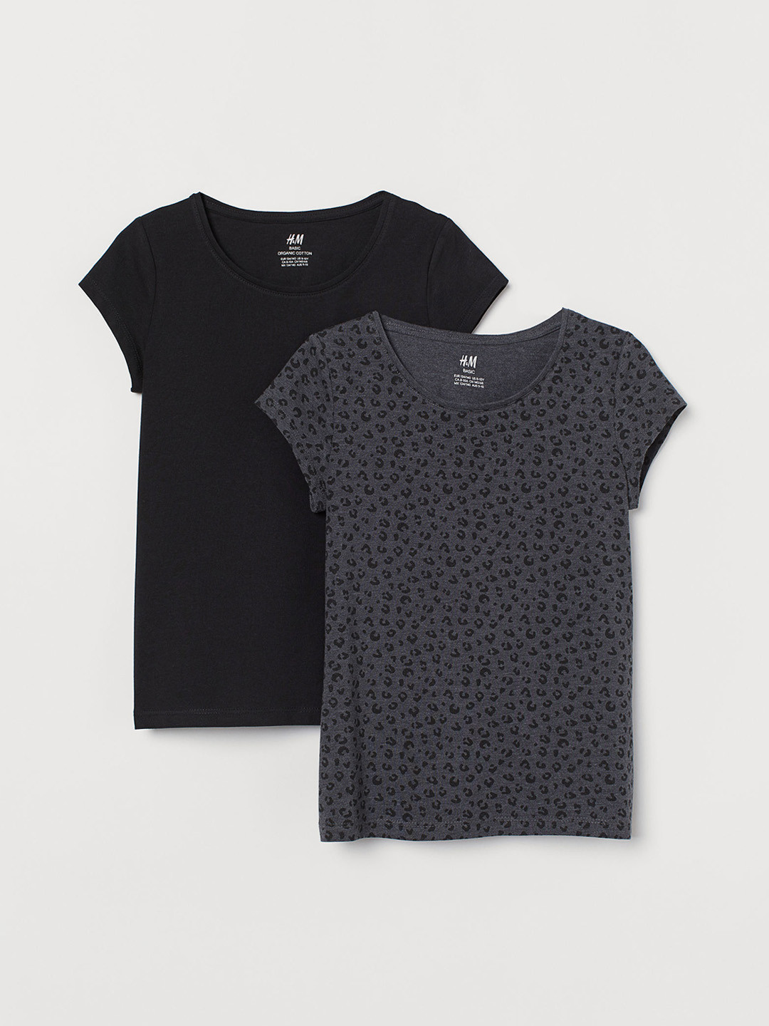 Buy H&M Girls 2 Pack T Shirts Tshirts for Girls 10376531 Myntra