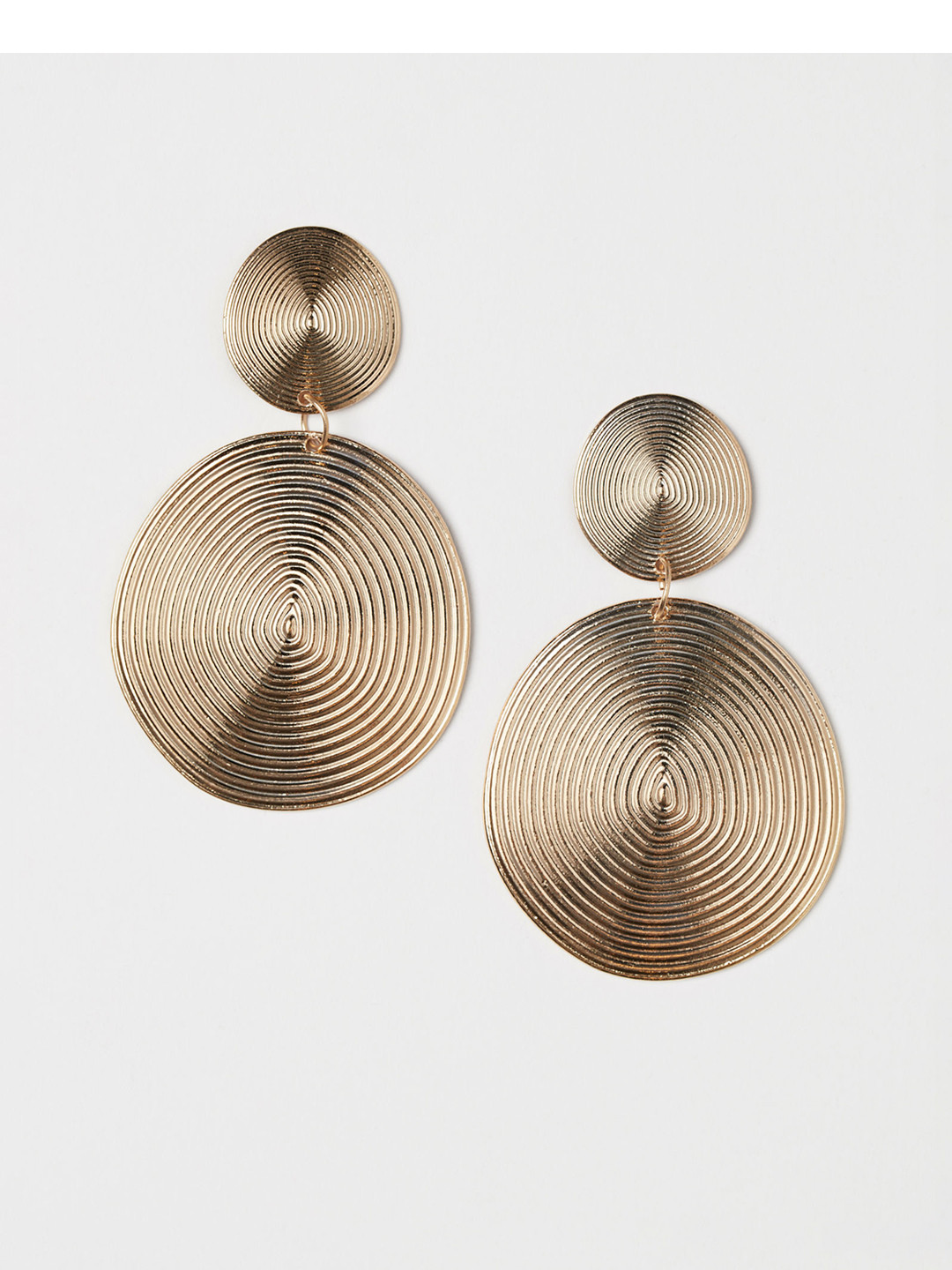 Buy H&M Women Gold Toned Large Earrings Earrings for Women 10402623