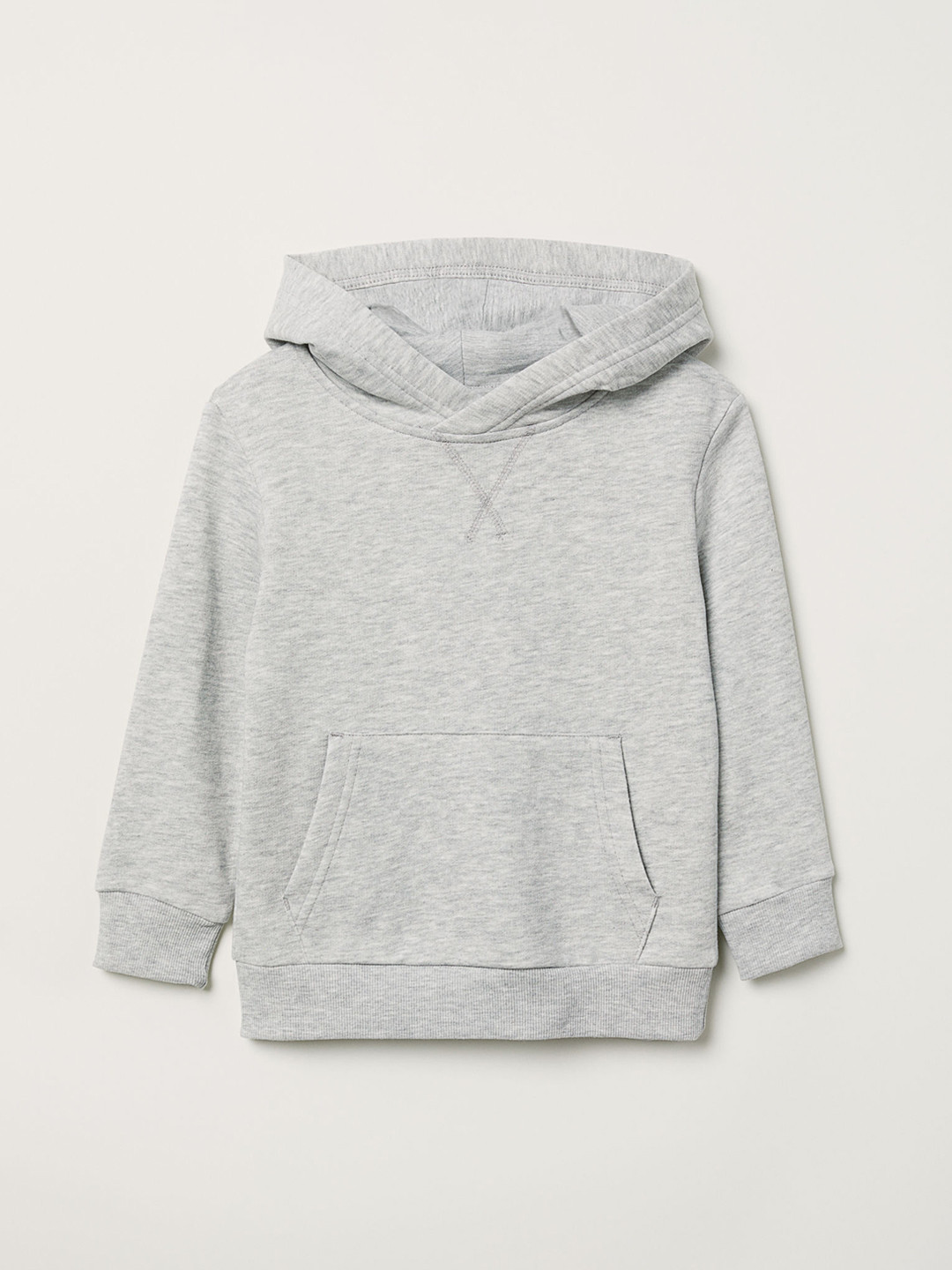 Buy H&M Boys Grey Solid Hooded Sweatshirt Sweatshirts for Boys