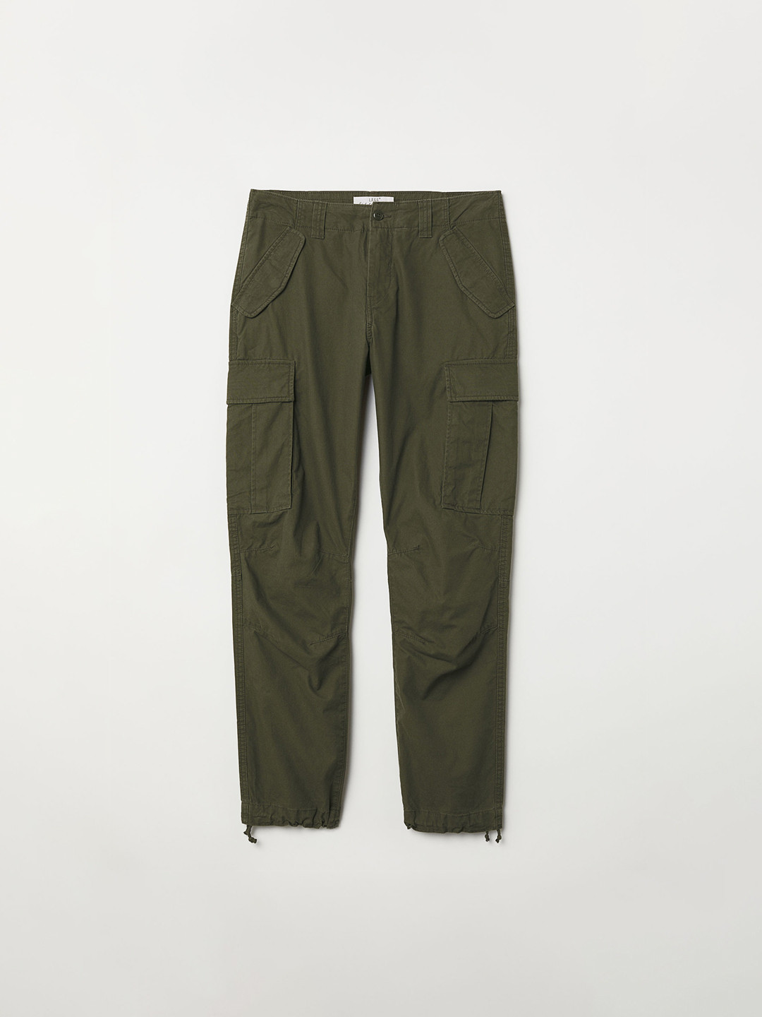 Buy H&M Men Green Solid Cargo Trousers Trousers for Men 10386937 Myntra