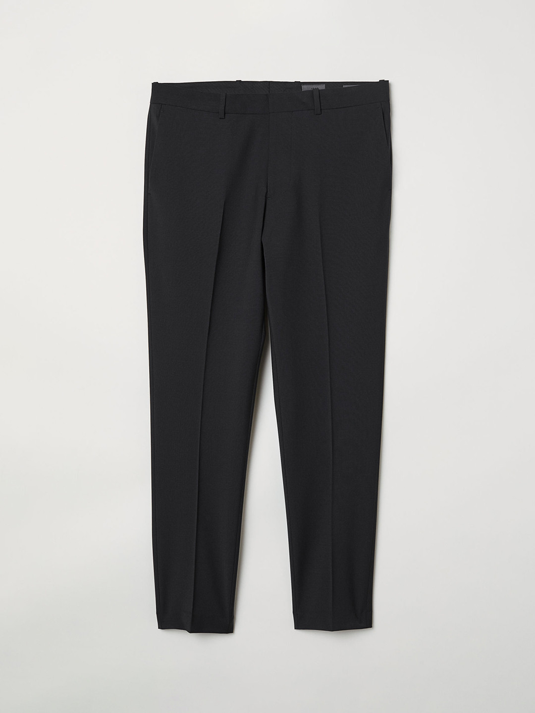 Buy H&M Men Black Solid Suit Trousers Skinny Fit Trousers for Men
