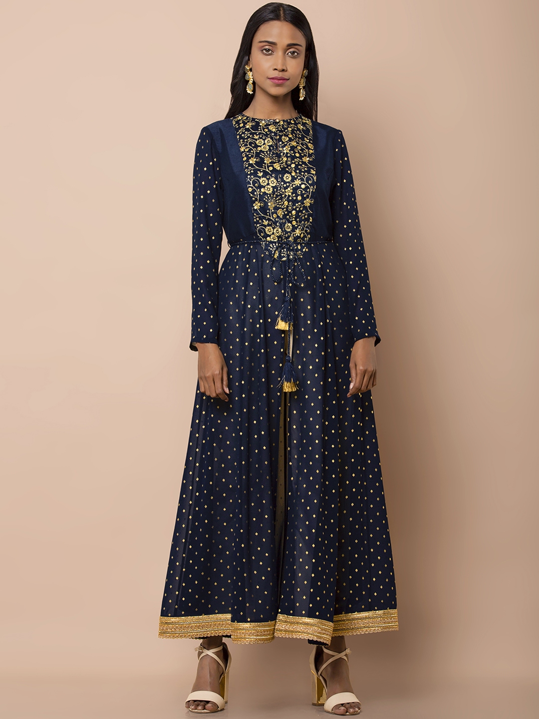indya blue kurta