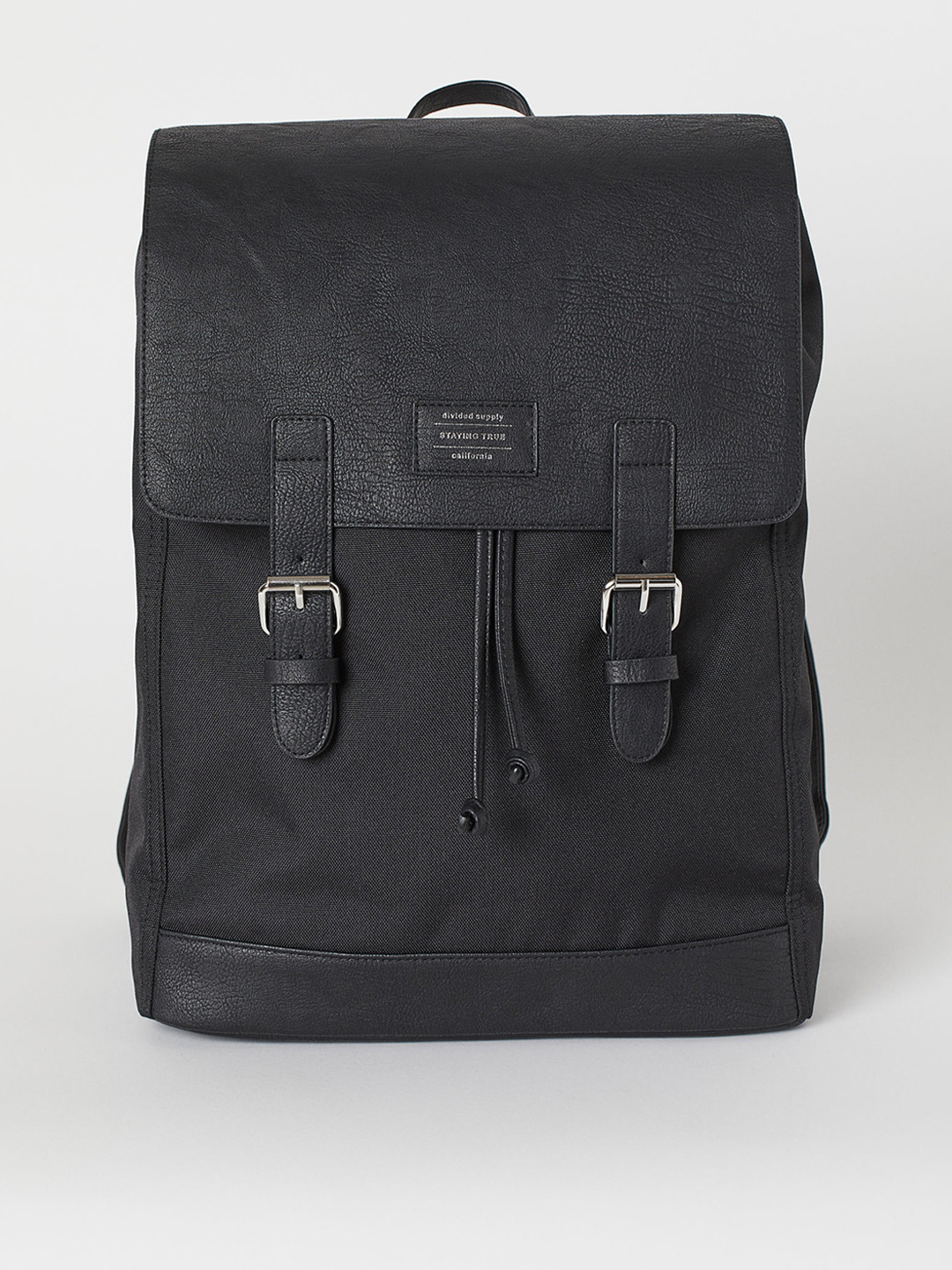 Buy H&M Women Black Solid Backpack With A Flap Backpacks for Women 10402281 Myntra