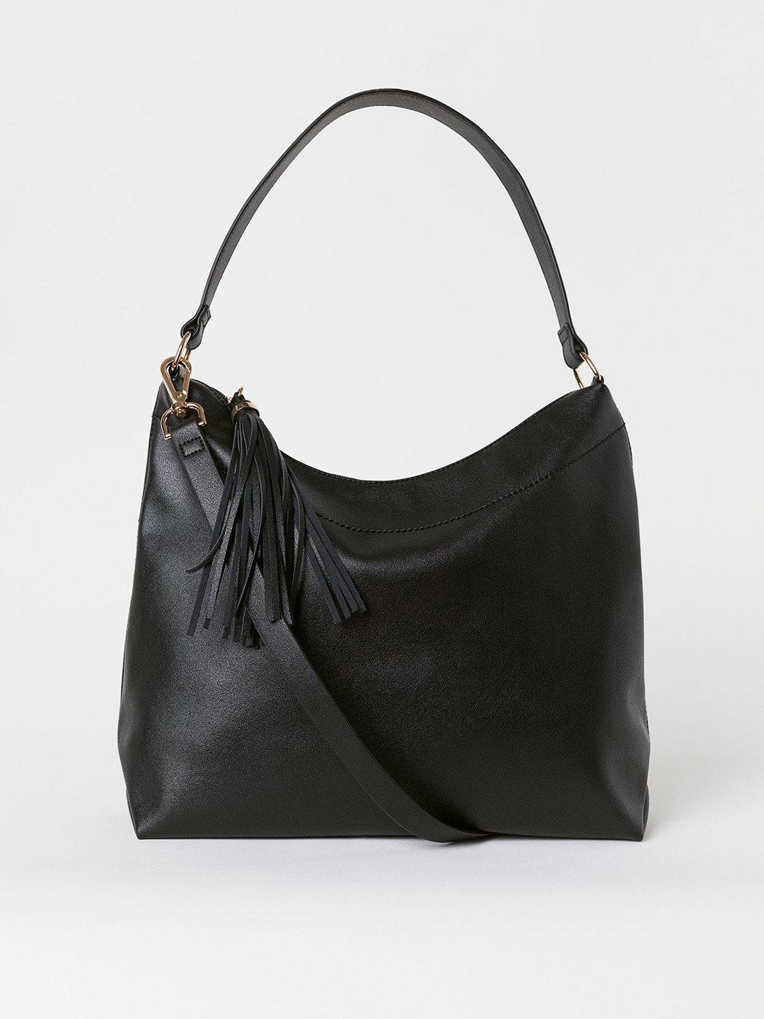 Buy H&M Women Black Solid Hobo Bag - Handbags for Women 10390227 | Myntra