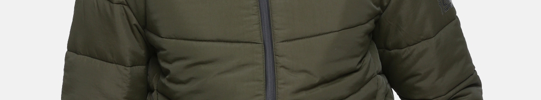 Buy T Base Men Olive Green Solid Lightweight Jacket - Jackets for Men ...