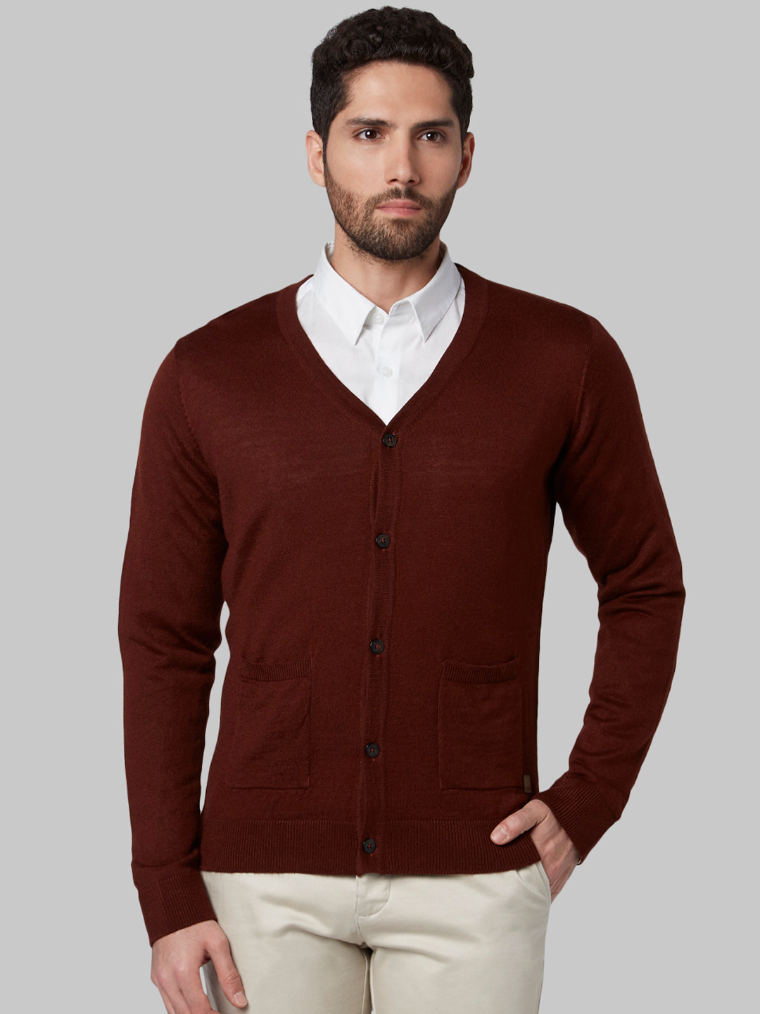 Buy Park Avenue Men Rust Solid Sweater Sweaters for Men 10411200 Myntra
