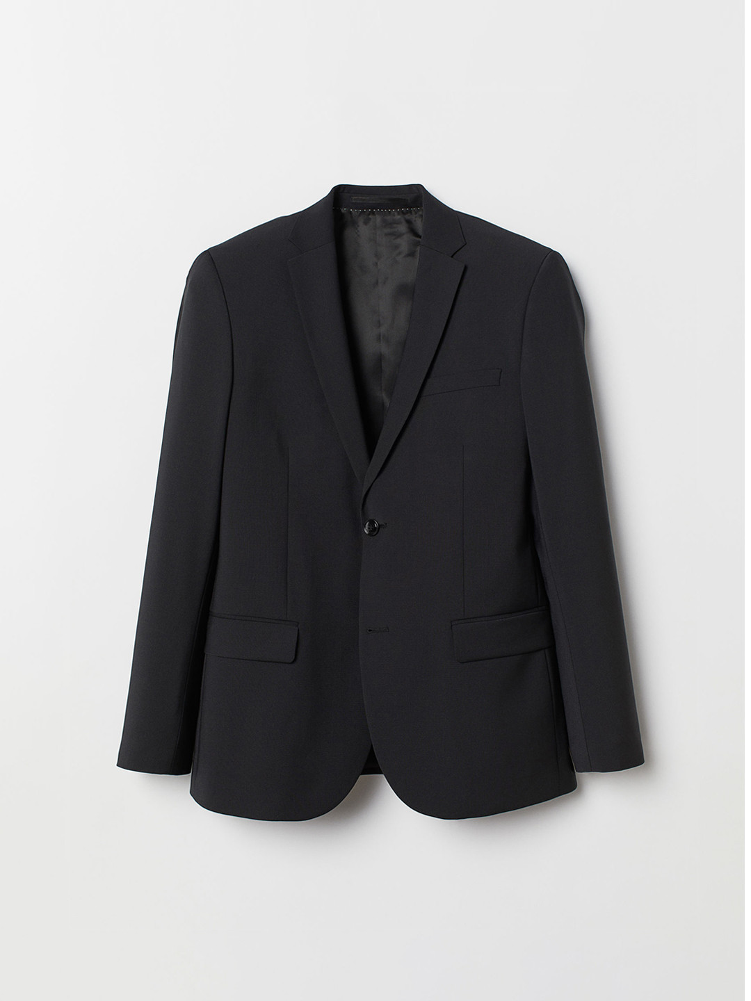 Buy H&M Men Black Solid Wool Blend Blazer Regular Fit Blazers for Men