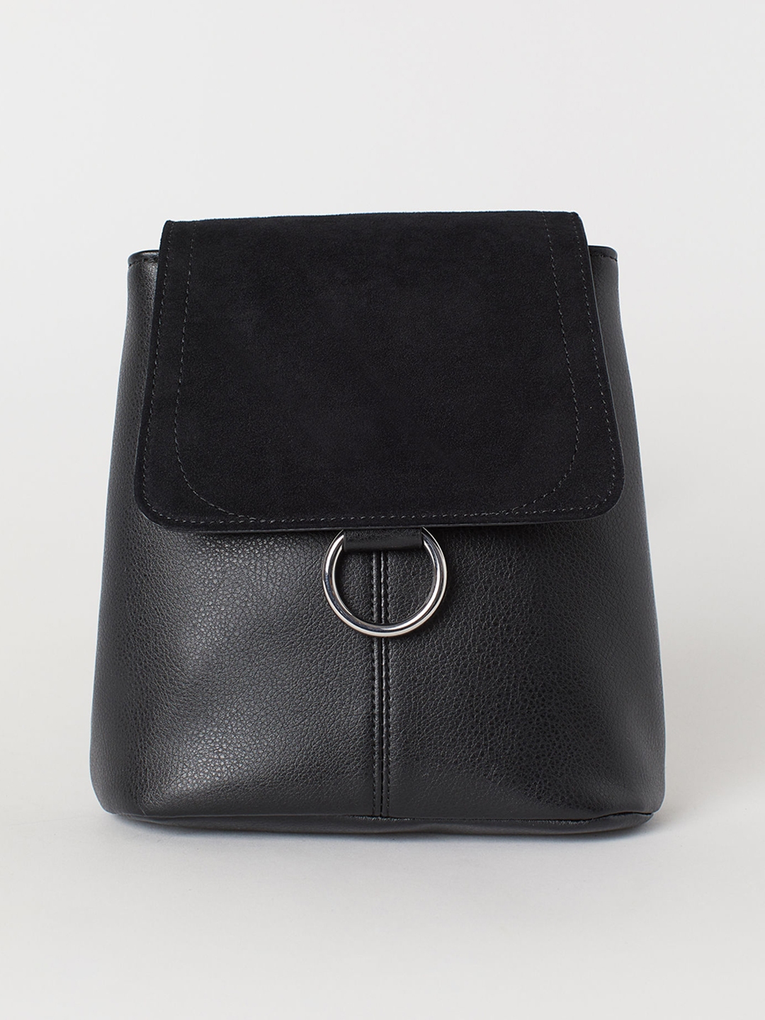 Buy H&M Women Black Solid Small Backpack - Backpacks for ...