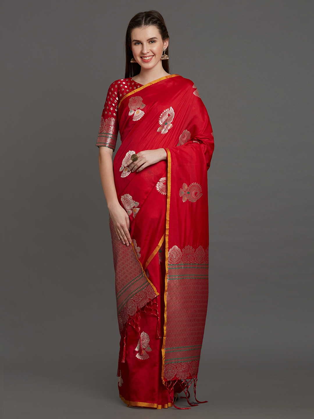 myntra half sarees