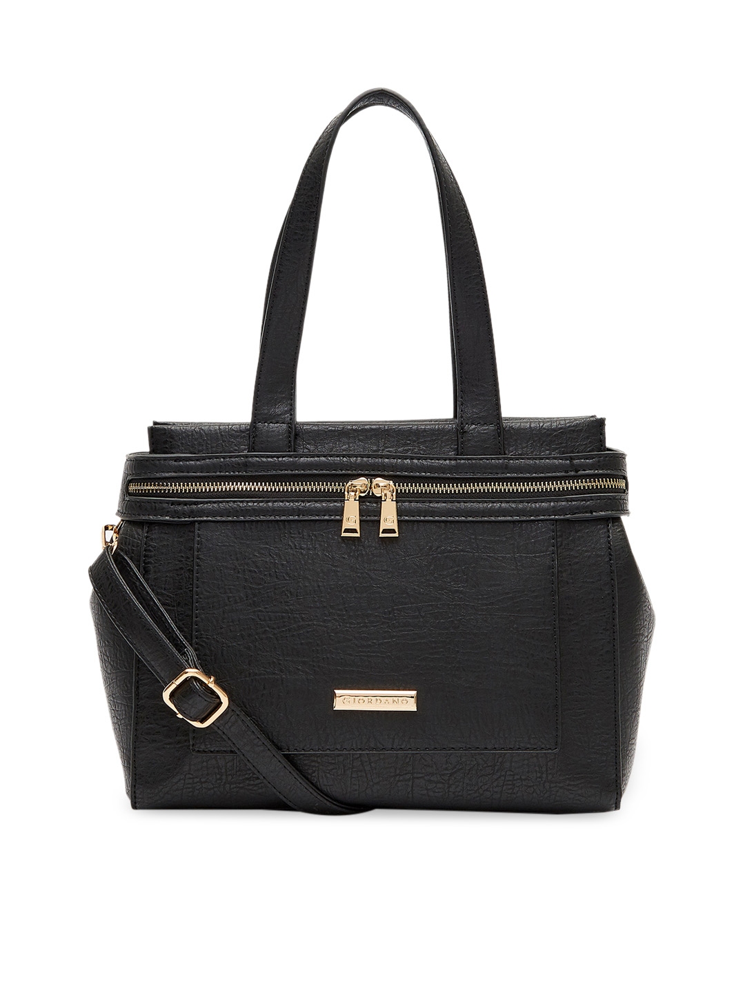 Buy GIORDANO Black Solid Shoulder Bag - Handbags for Women 10418014 ...
