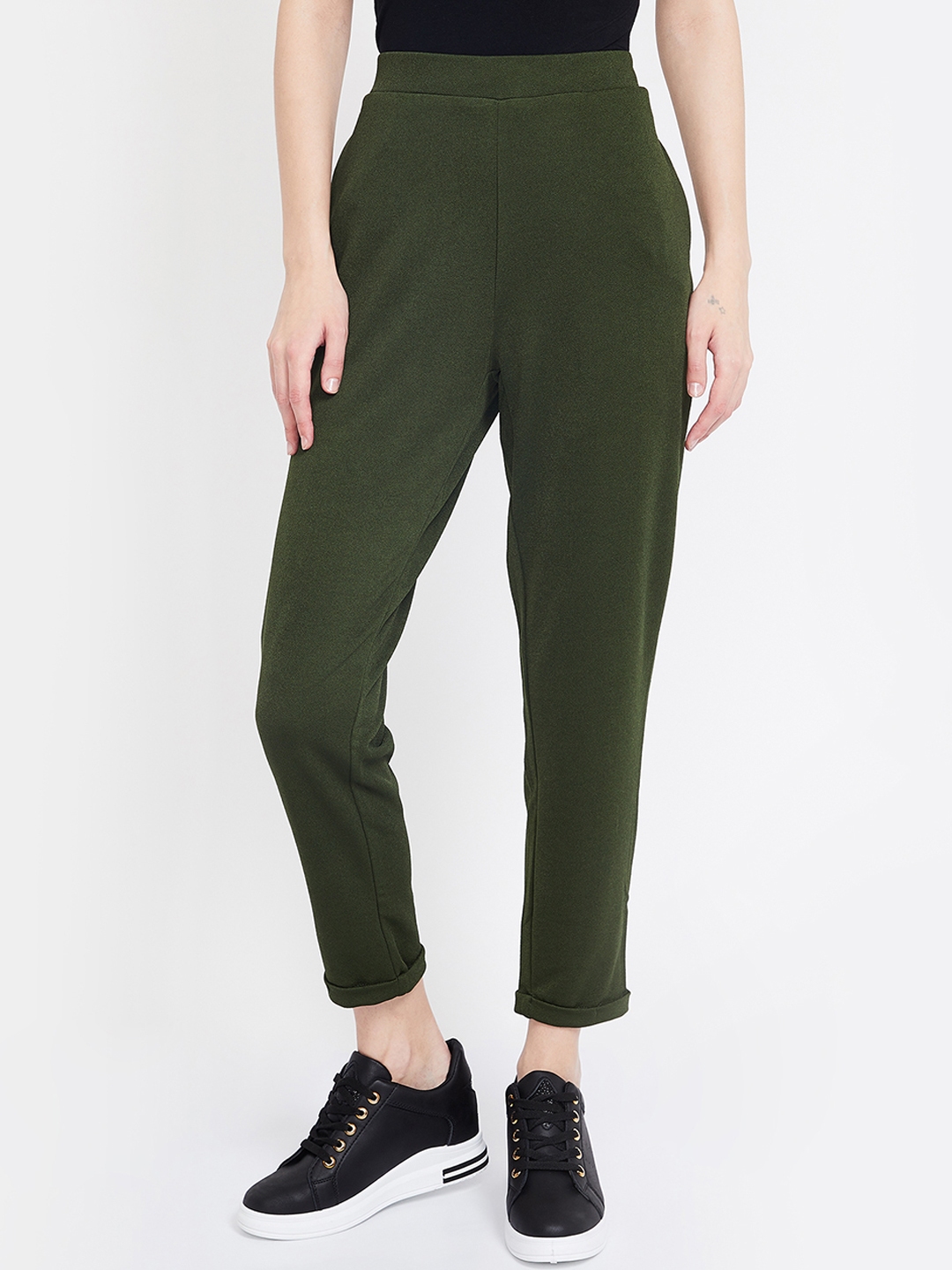 nike pants olive green