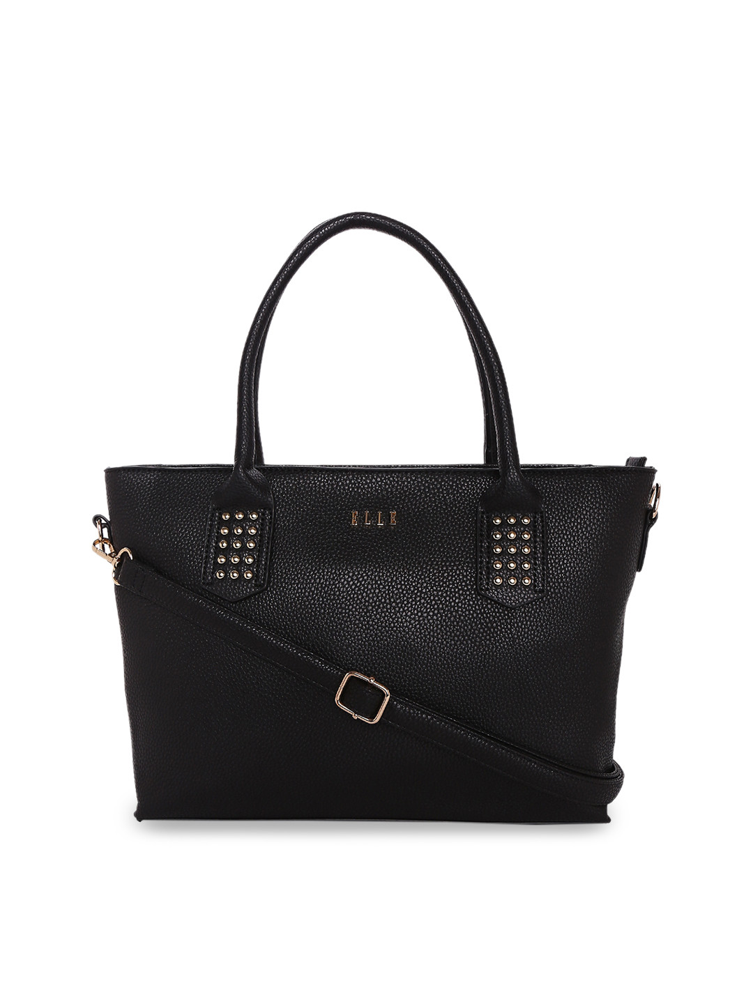 Buy ELLE Black Solid Handheld Bag Handbags for Women 10573638 Myntra