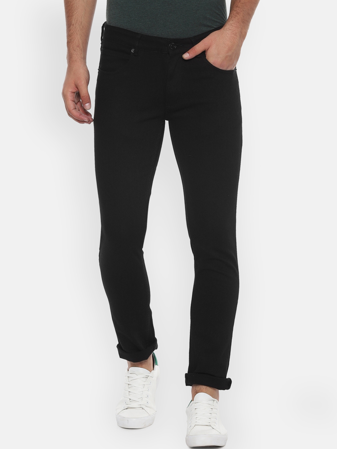 black stretchable jeans