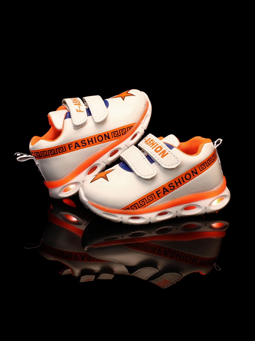 puma slip ons orange kids