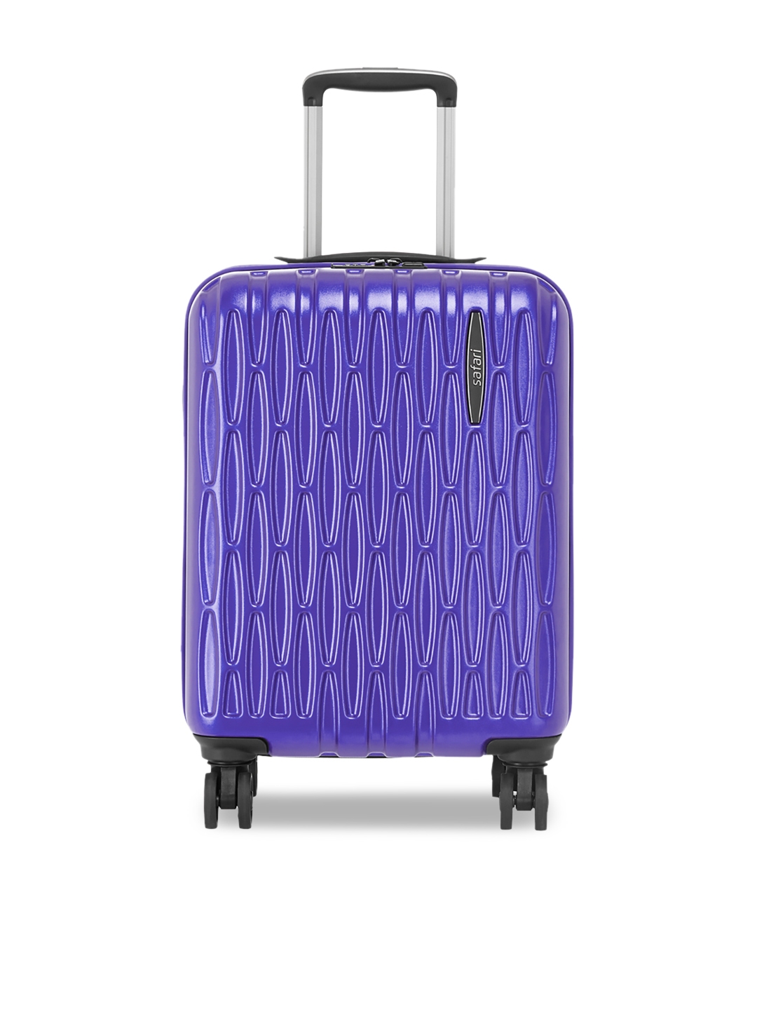 Buy Safari Unisex Purple Textured Medium Trolley Bag - Trolley Bag for ...