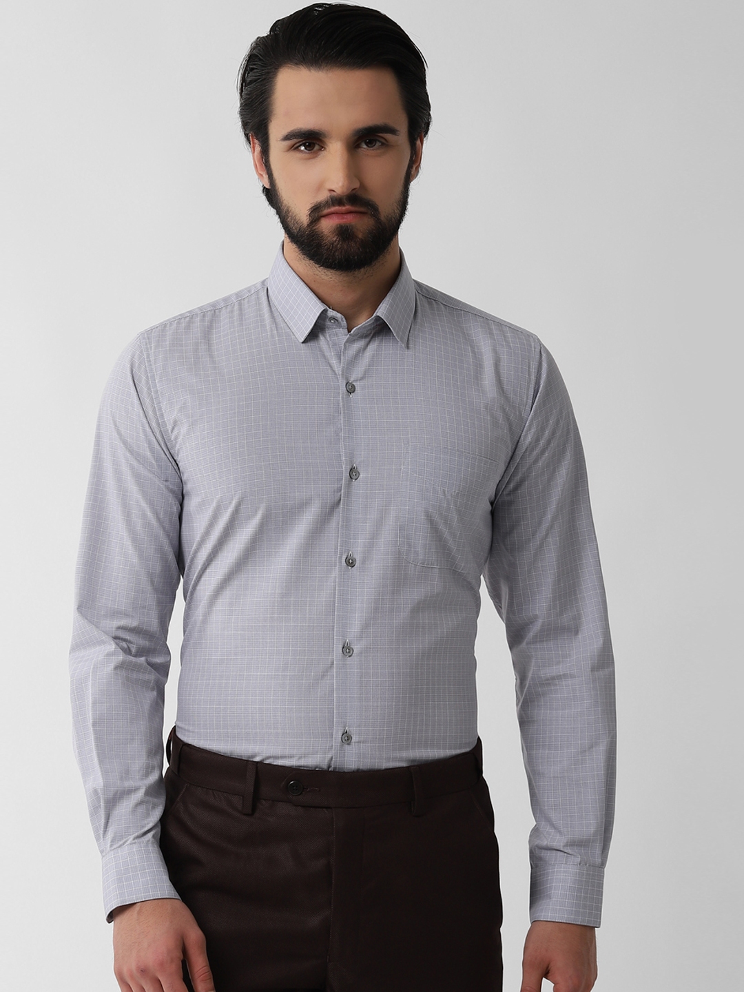 peter england shirts black