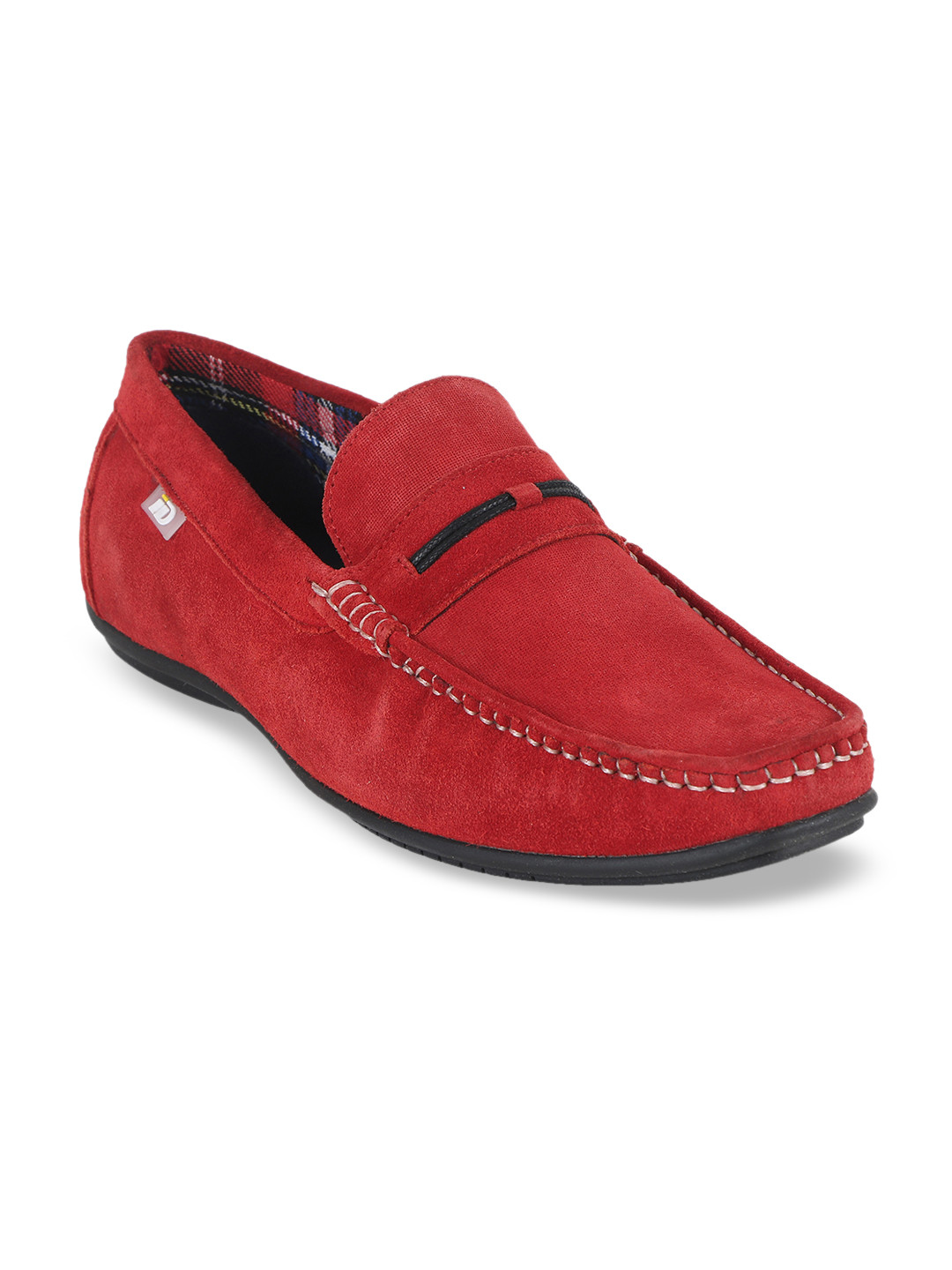 Buy ID Men Red Loafers Casual Shoes for Men 10651360 Myntra