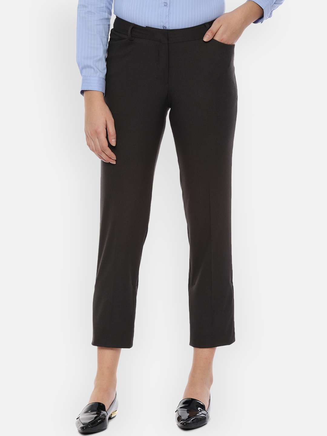 allen solly formal pants