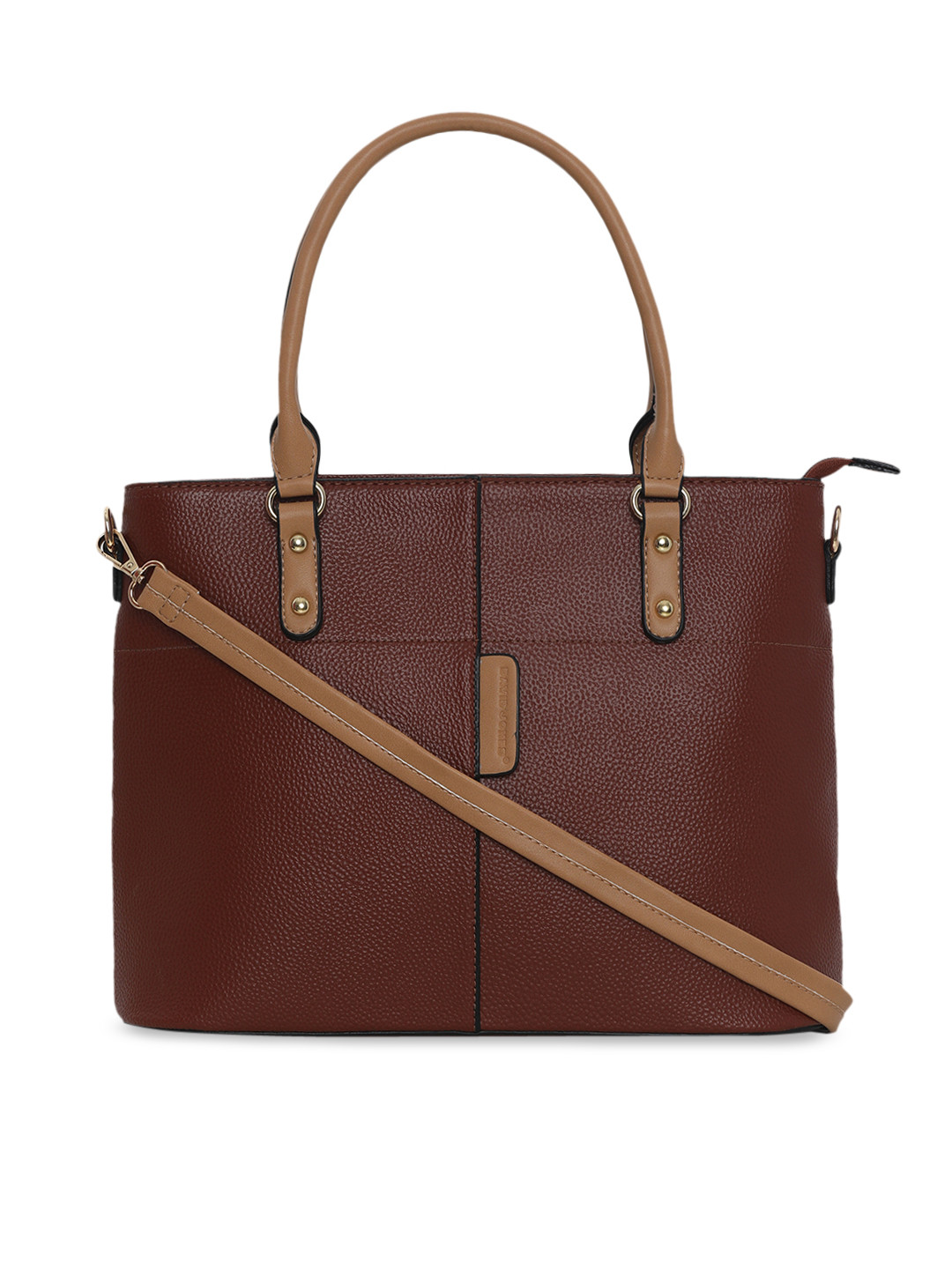 Buy David Jones Burgundy Solid Handheld Bag Handbags for Women