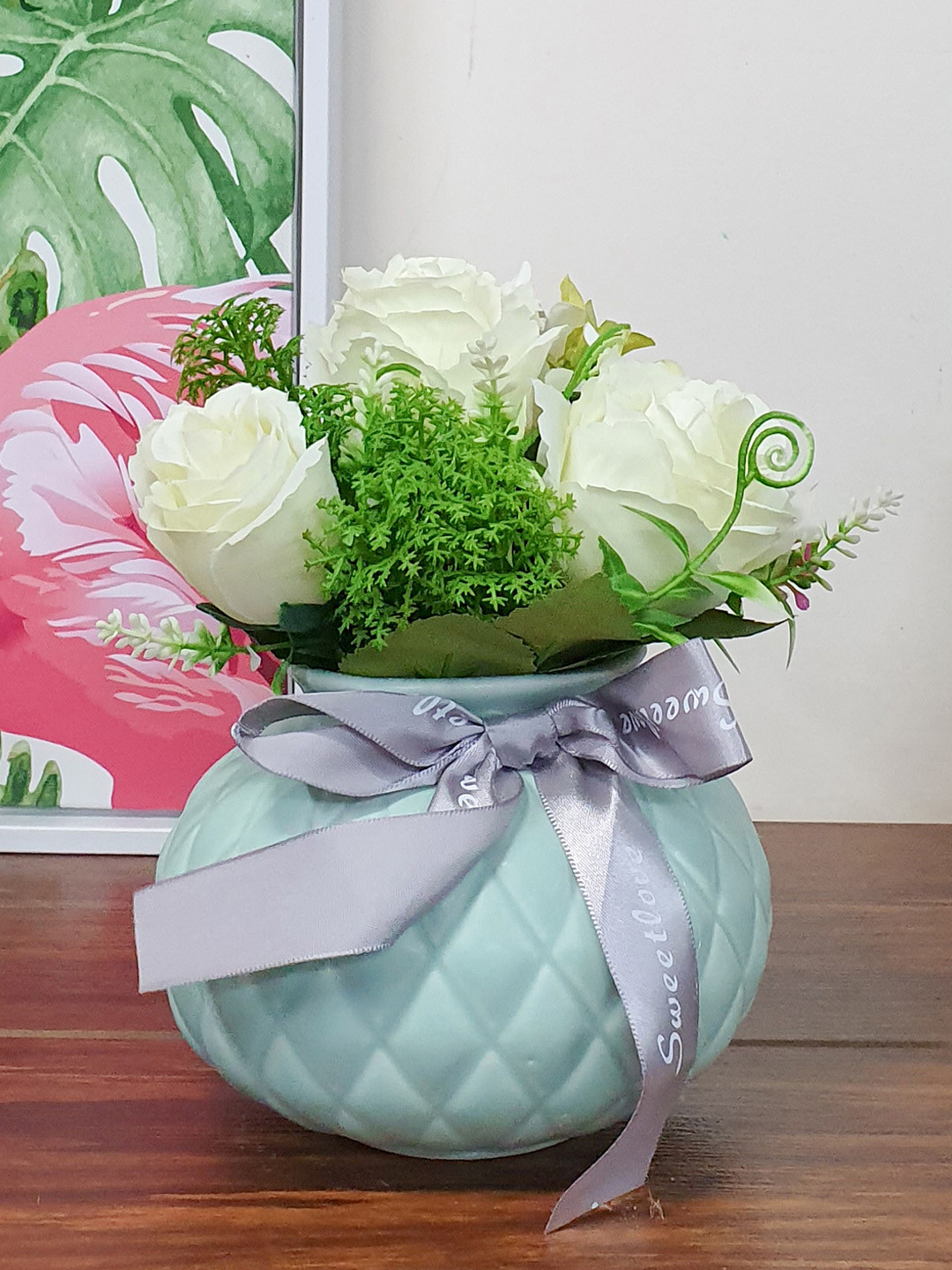 Buy Art Street Unisex Blue Artificial Flowers And Plants Artificial