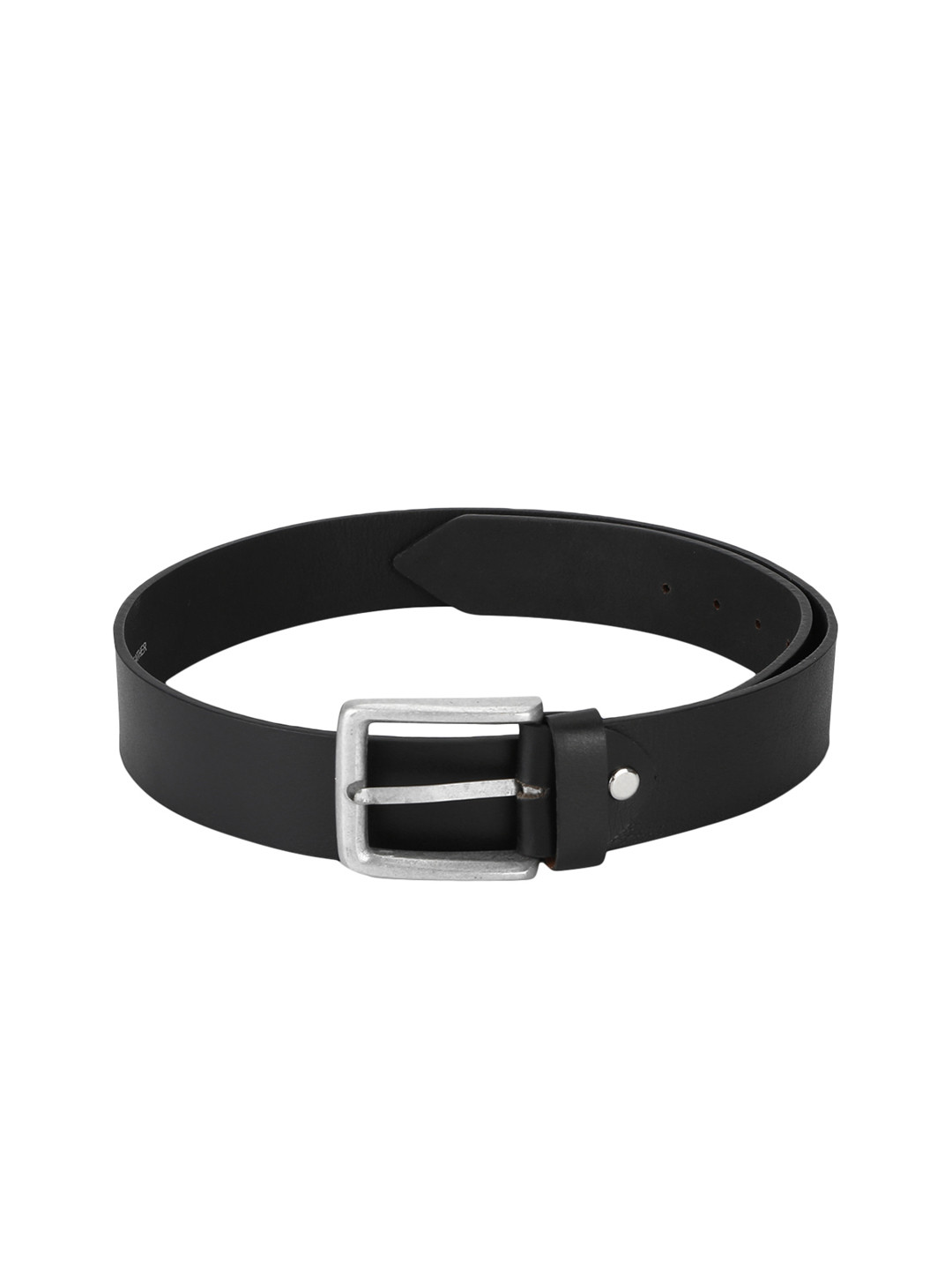 Buy Red Tape Men Black Solid Leather Belt Belts for Men 10688156 Myntra