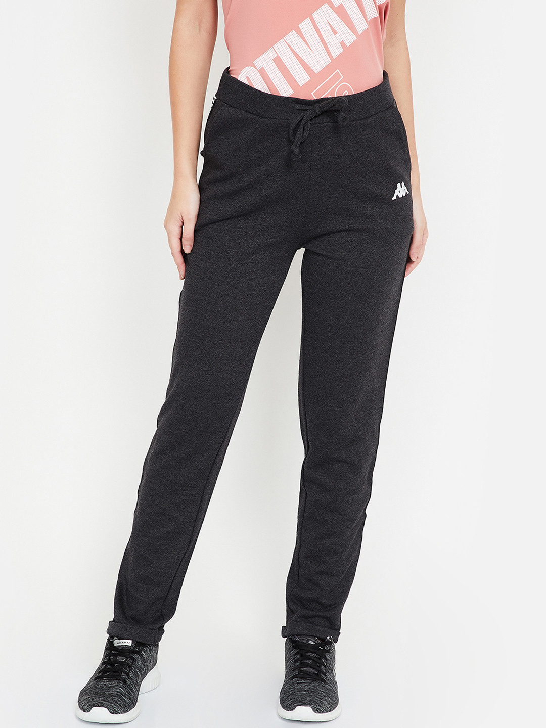 KAPPA Women Printed Track Pants | Pink