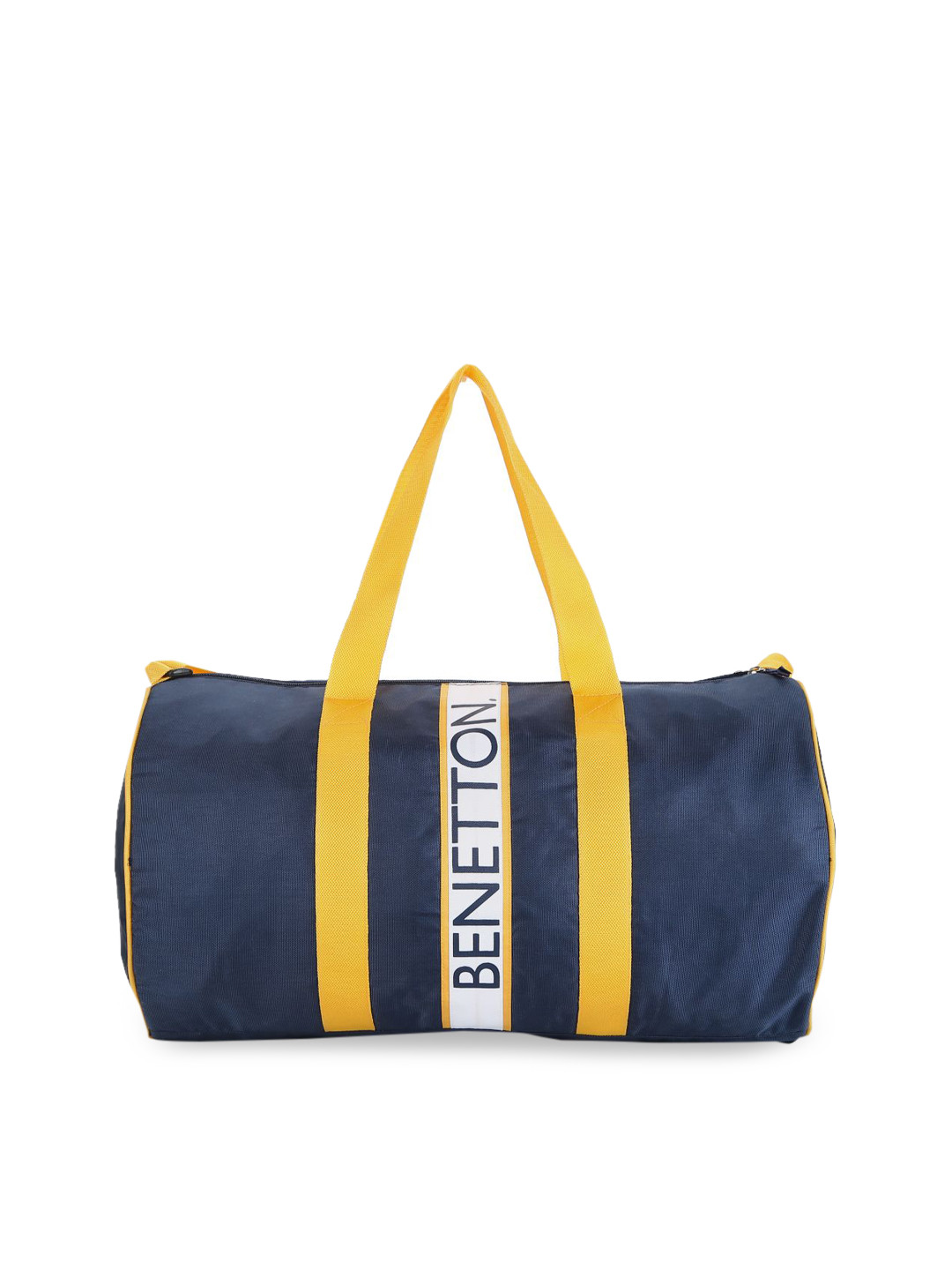 Buy United Colors Of Unisex Navy Blue Solid Small Duffel Bag