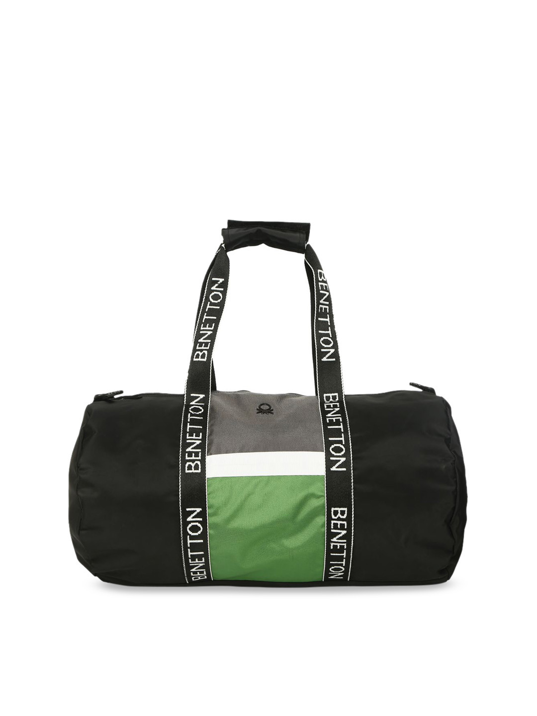 Buy United Colors Of Unisex Black Solid Small Duffel Bag