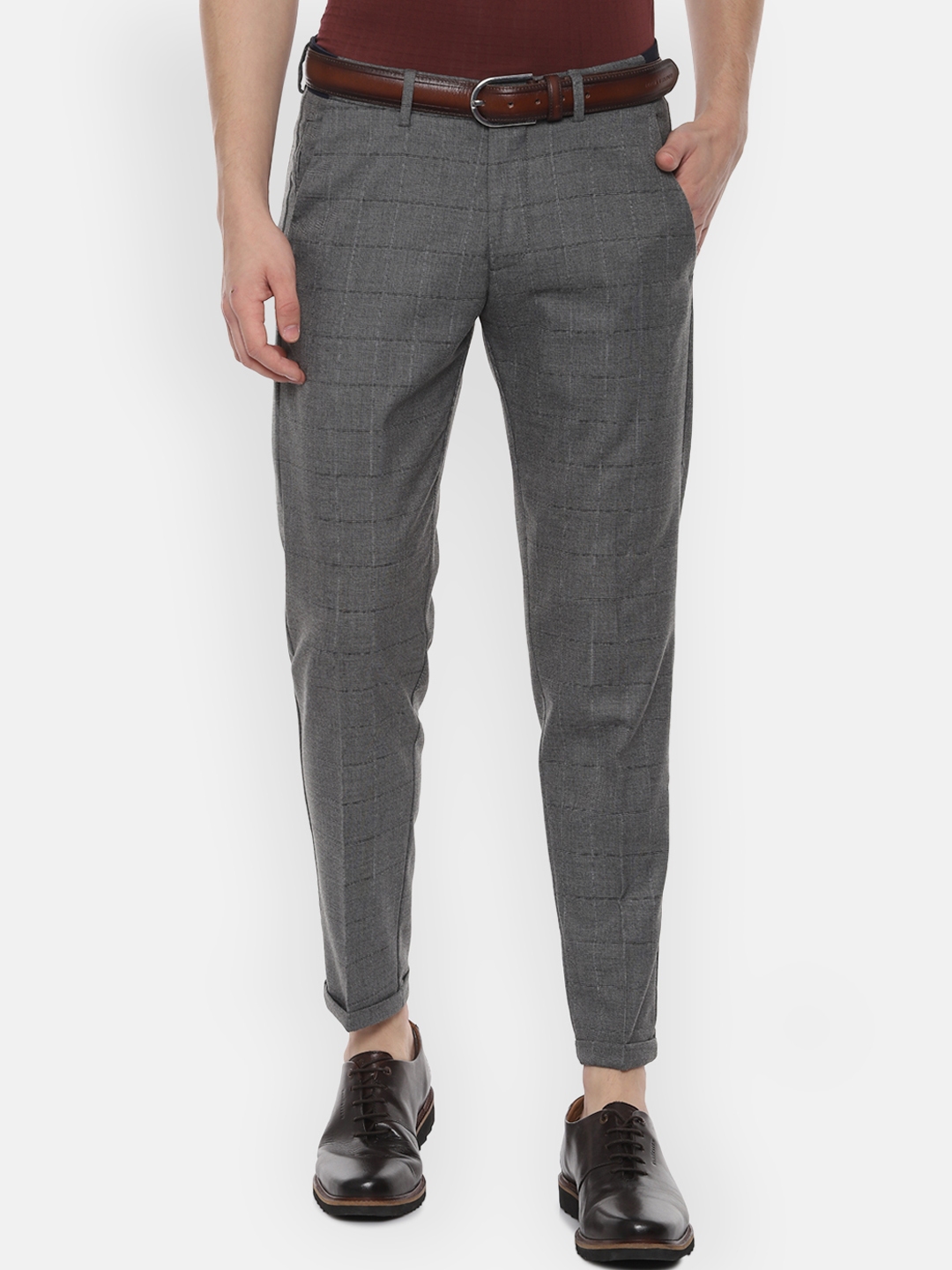 allen solly formal pants