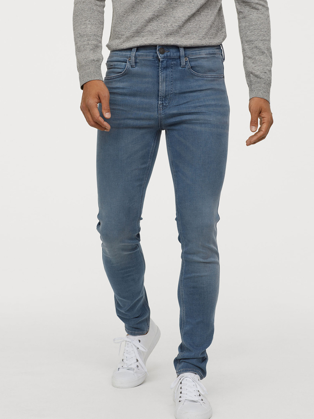 Buy H&M Men Blue Tech Stretch Skinny Jeans Jeans for Men 10704240