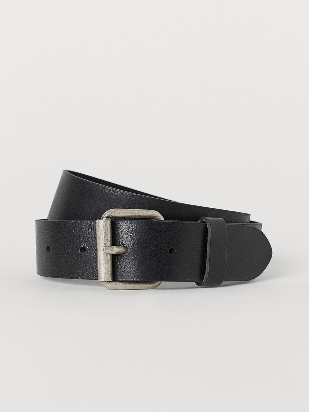 Buy H&M Men Black Solid Leather Belt Belts for Men 10712458 Myntra