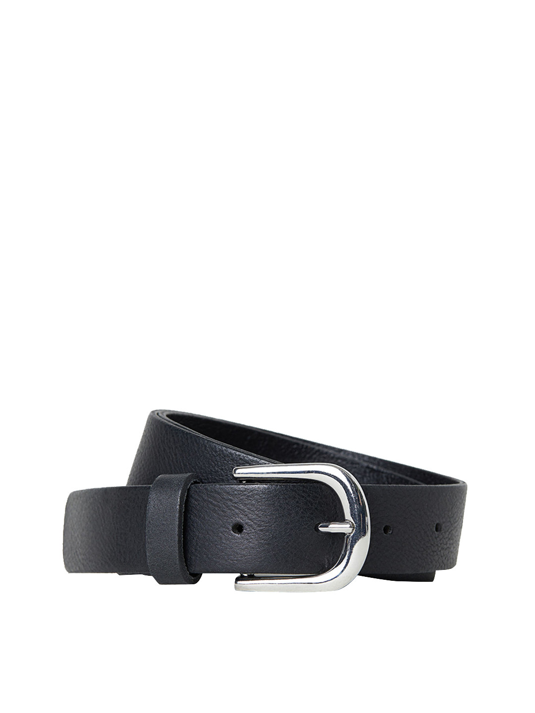 Buy H&M Women Black Solid Leather Belt Belts for Women 10712414 Myntra