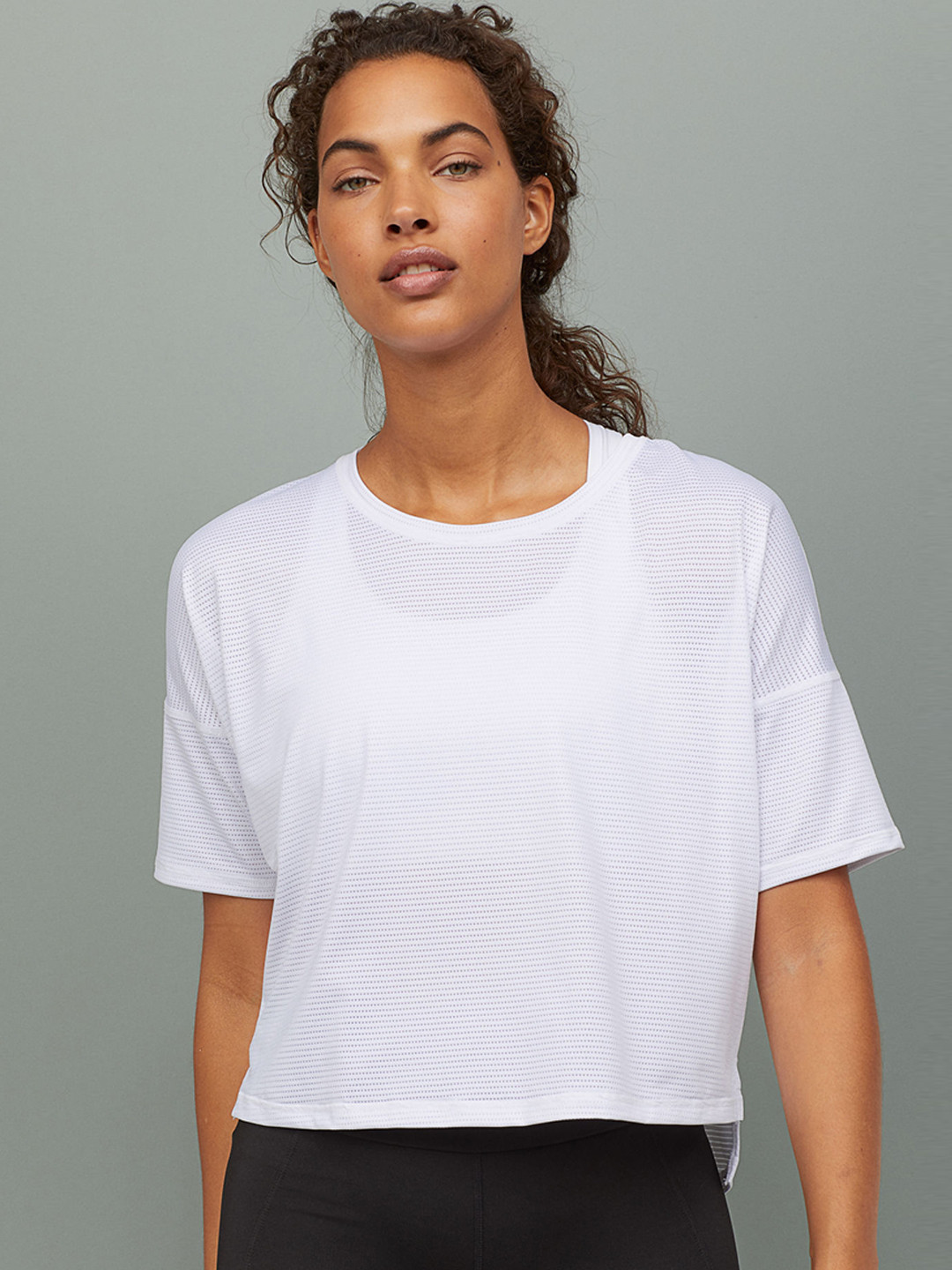 Buy H&M Women White Wide Sports Top Tops for Women 10711958 Myntra