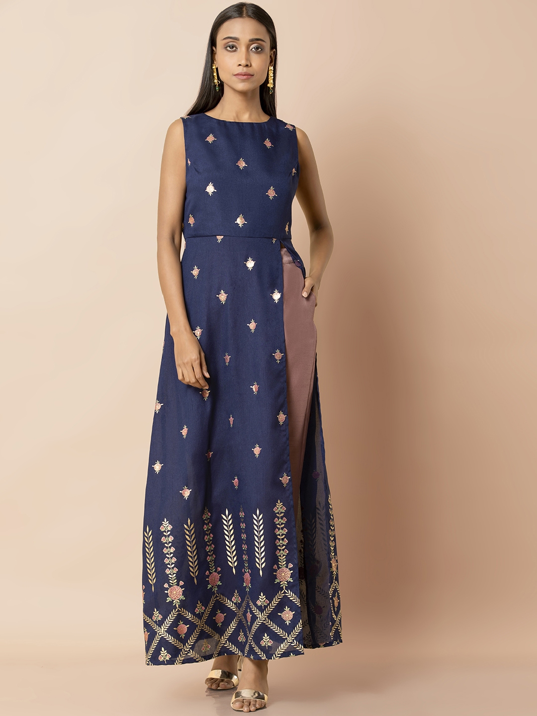 indya blue kurta