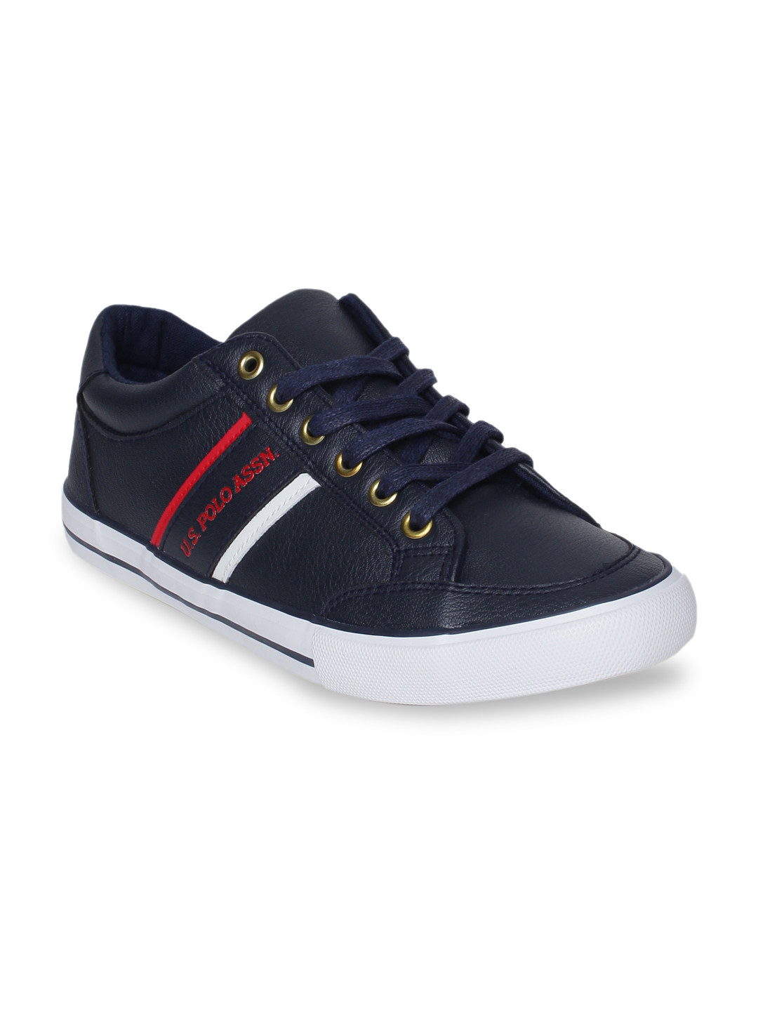 Buy U.S. Polo Assn. Men Navy Blue Sneakers Casual Shoes